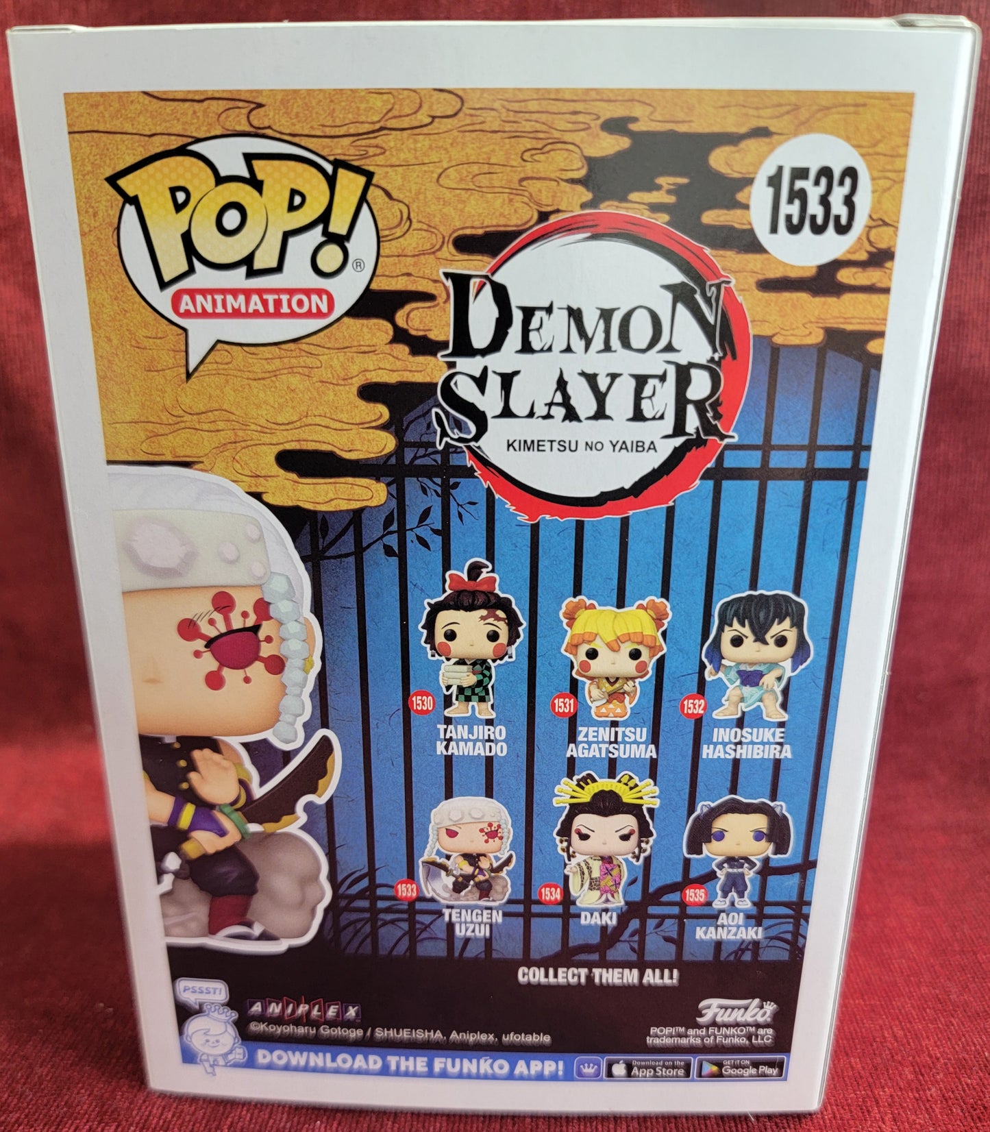 Tengen uzui funko # 1533 (nib)
With pop protector