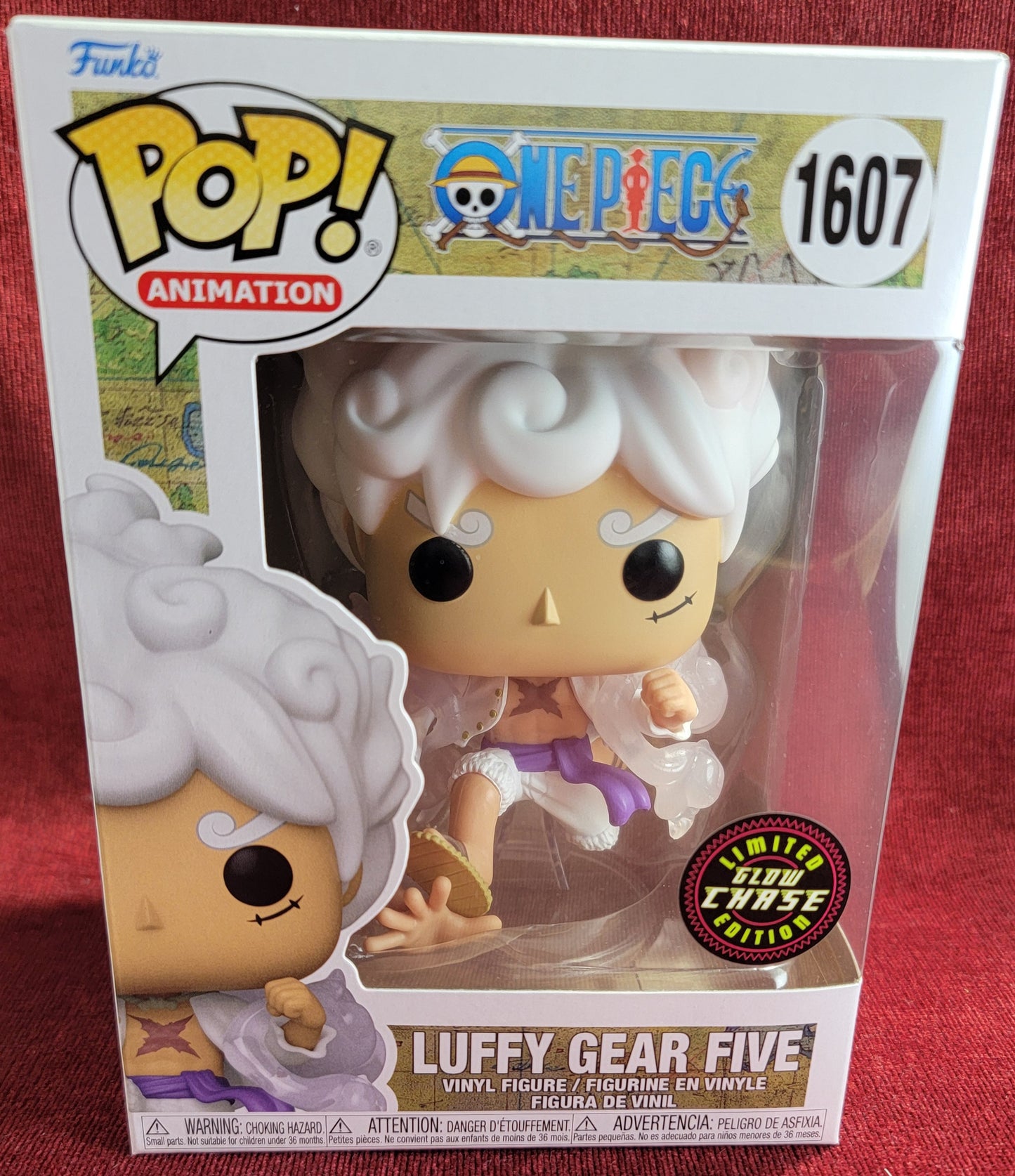 Luffy gear five chase exclusive funko # 1607 (nib)
With pop protector