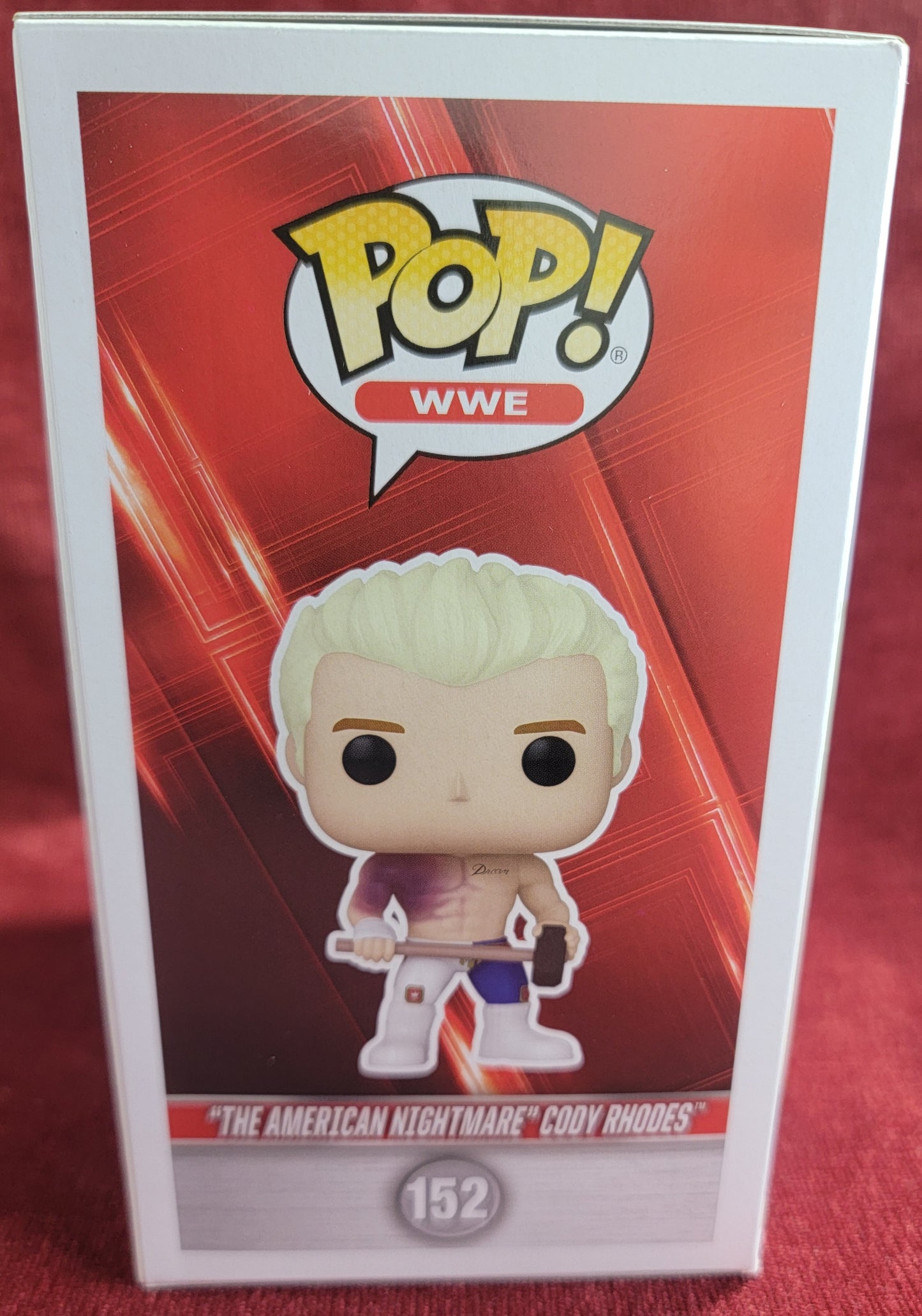 Cody Rhodes funko # 152 (nib)
With pop protector