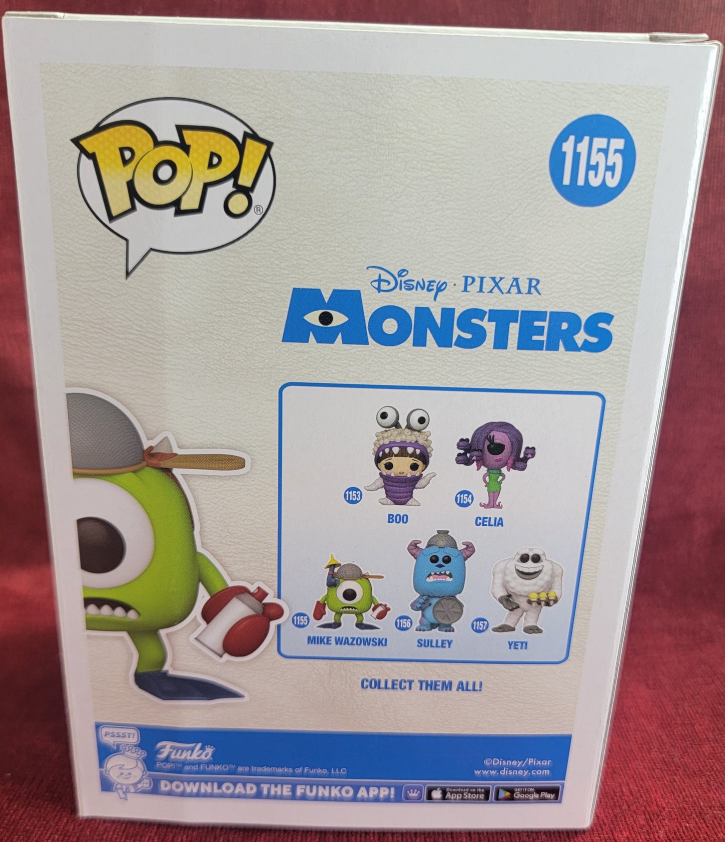 Mike Mazowski funko # 1155 (nib)
With pop protector