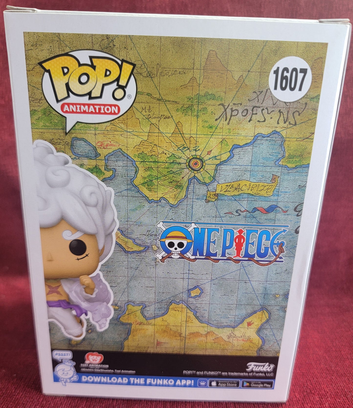 Luffy gear five funko # 1607 (nib)
With pop protector