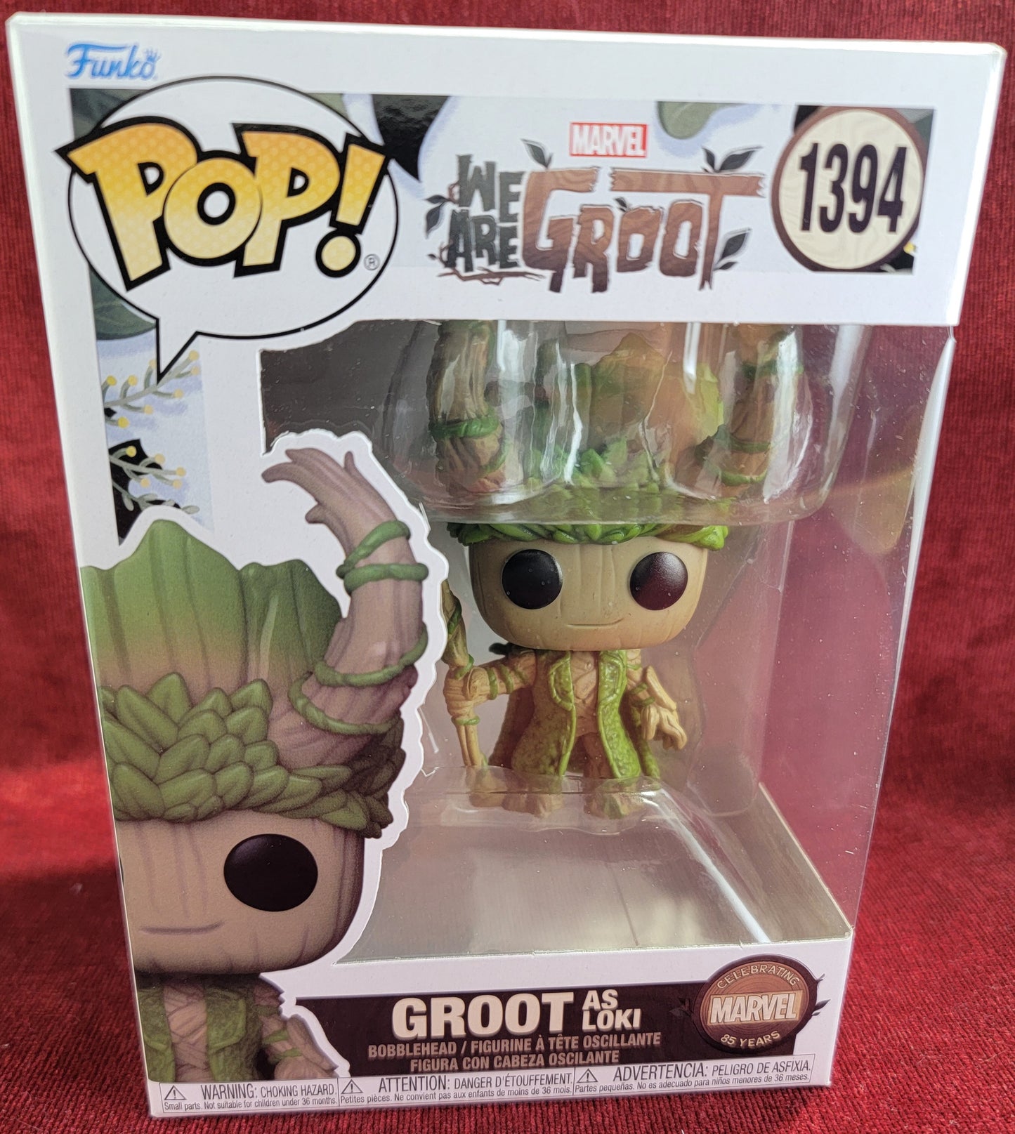 Grogu as loki funko # 1394 (nib)
With pop protector