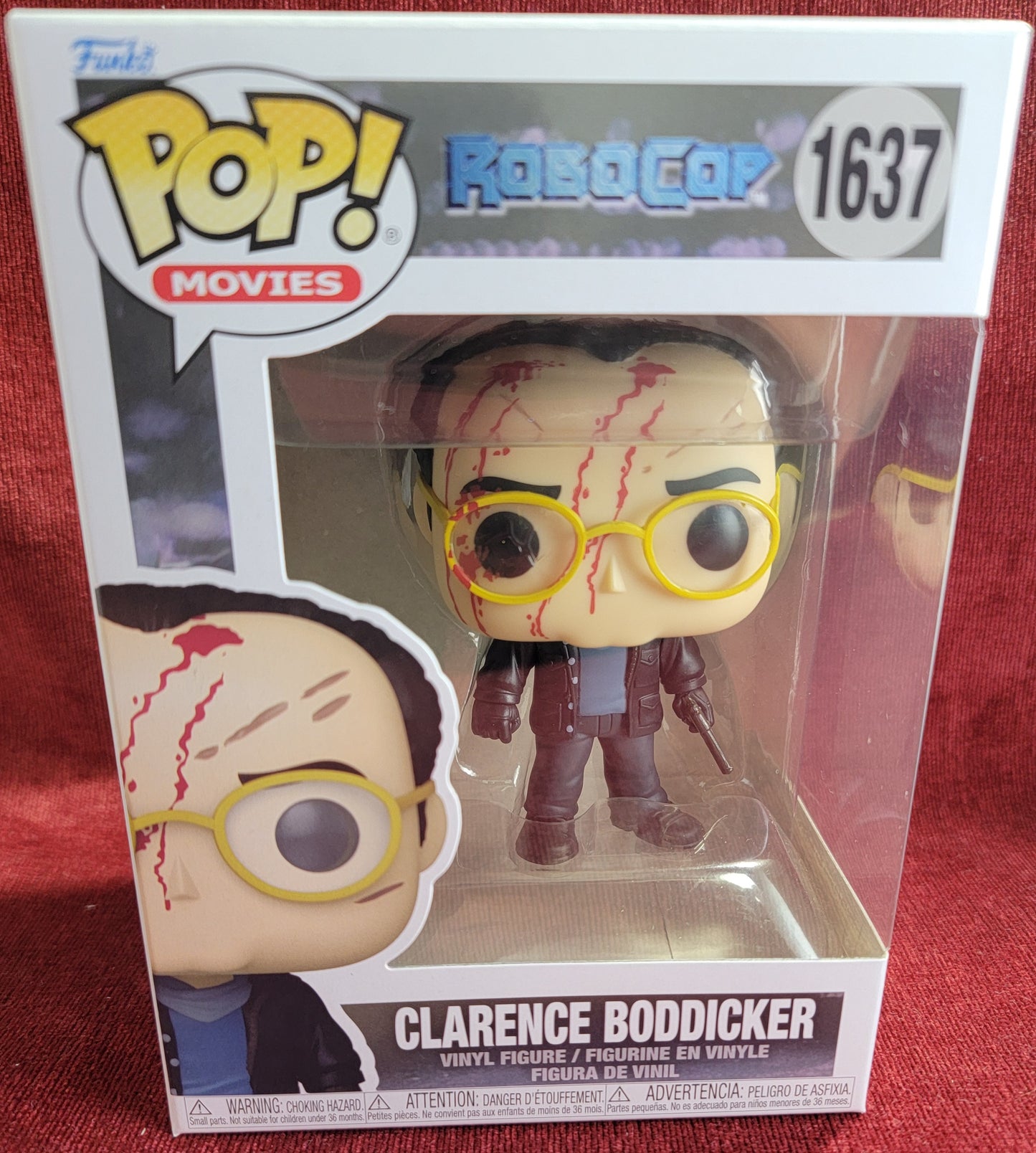 Clarence Boddicker funko # 1637 (nib)
With pop protector