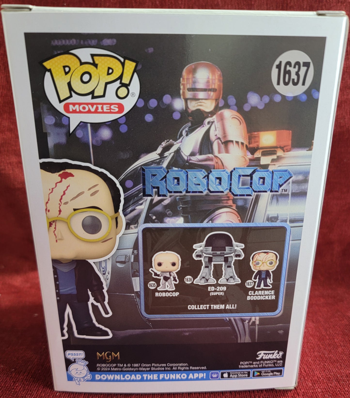 Clarence Boddicker funko # 1637 (nib)
With pop protector