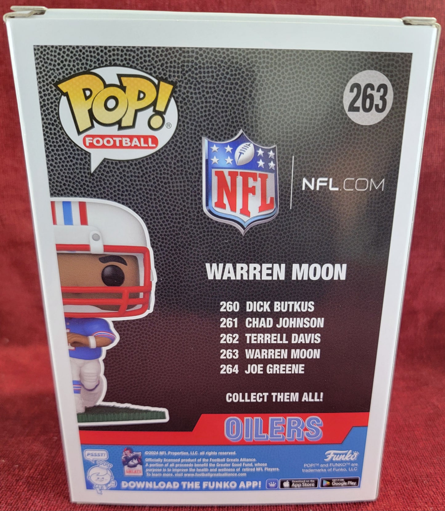 Warren Moon funko # 263 (nib)
With pop protector