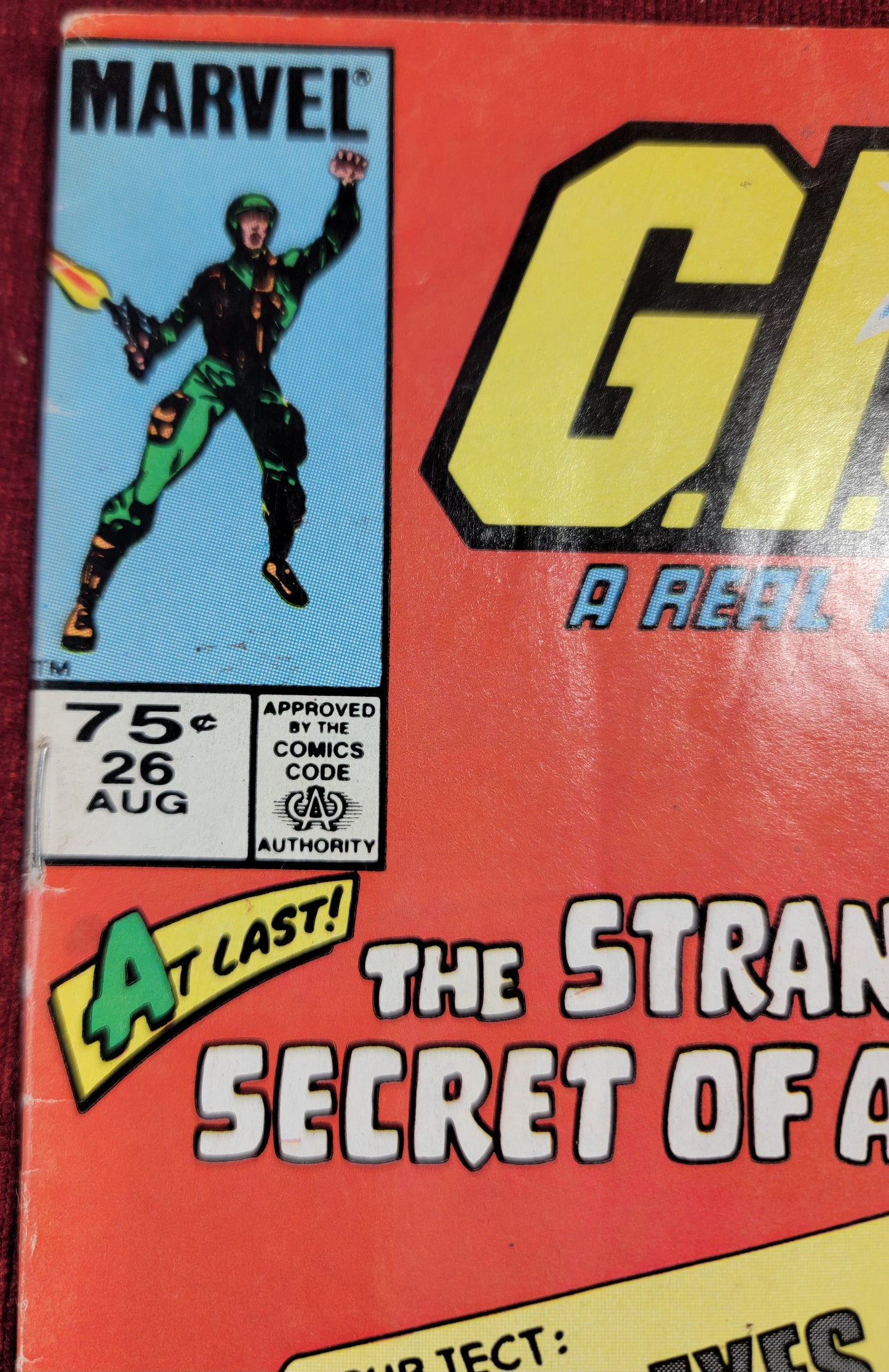 G.i.joe, a real American hero comic # 23, bagged and boarded