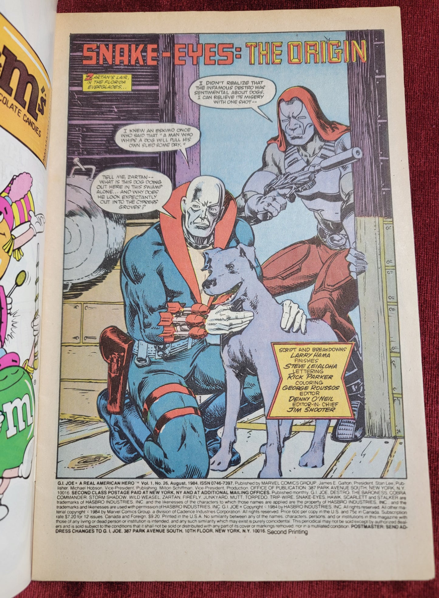 G.i.joe, a real American hero comic # 23, bagged and boarded