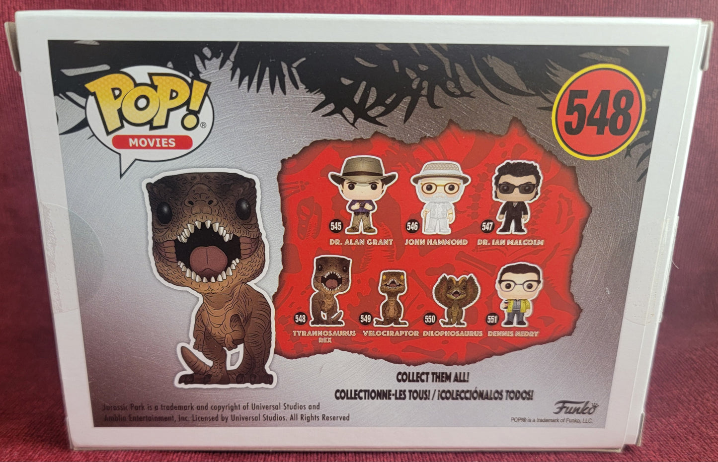 Tyrannosaurus Rex funko # 548 (nib)
With pop protector