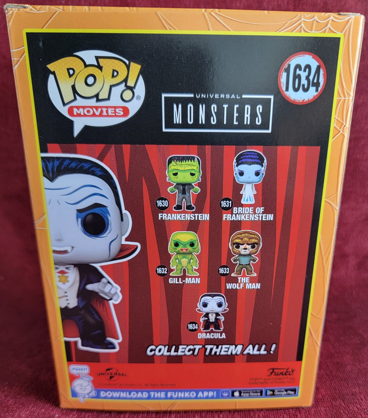 Dracula funko # 1634 (nib)
With pop protector