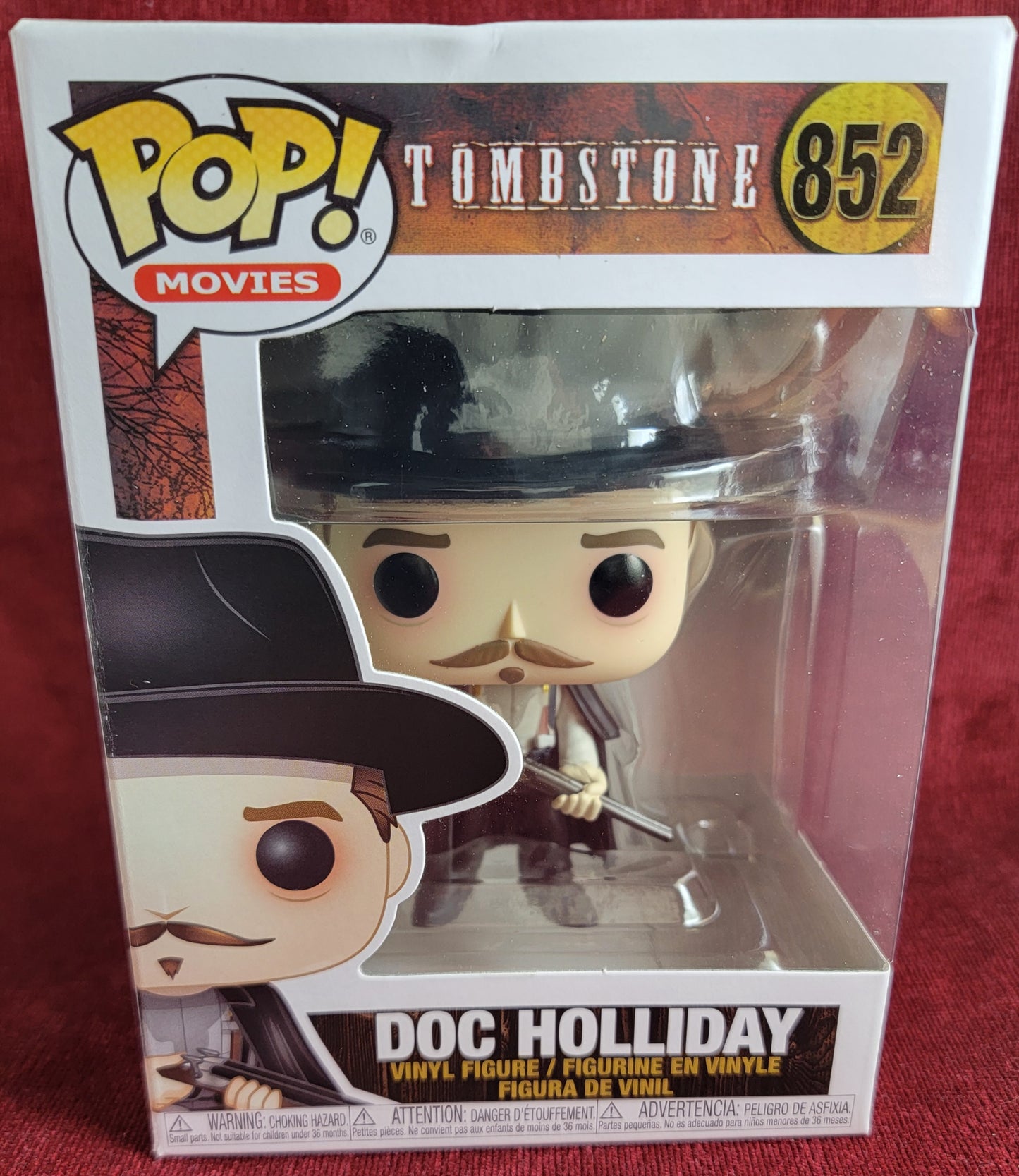 Doc holiday funko # 852 (nib)
With pop protector