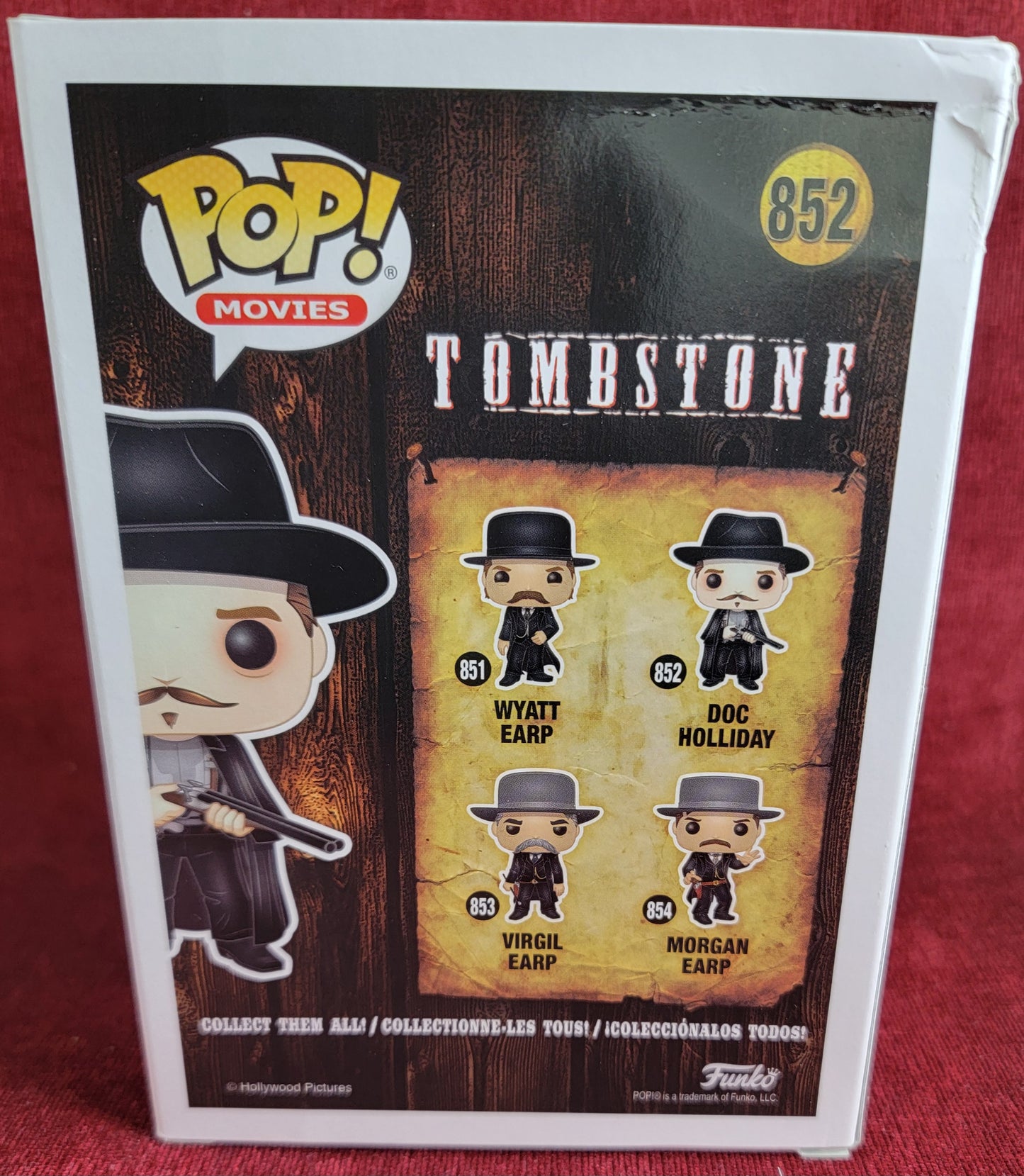 Doc holiday funko # 852 (nib)
With pop protector