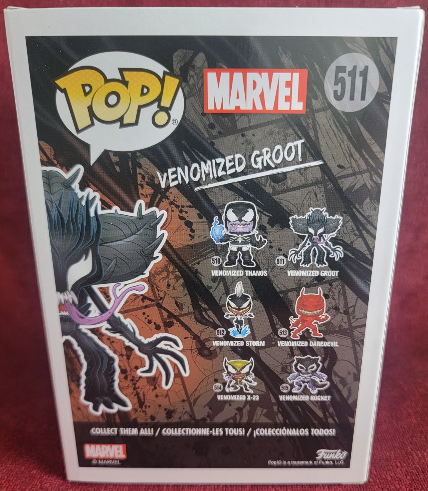 Venomized groot funko # 511 (nib)
With pop protector