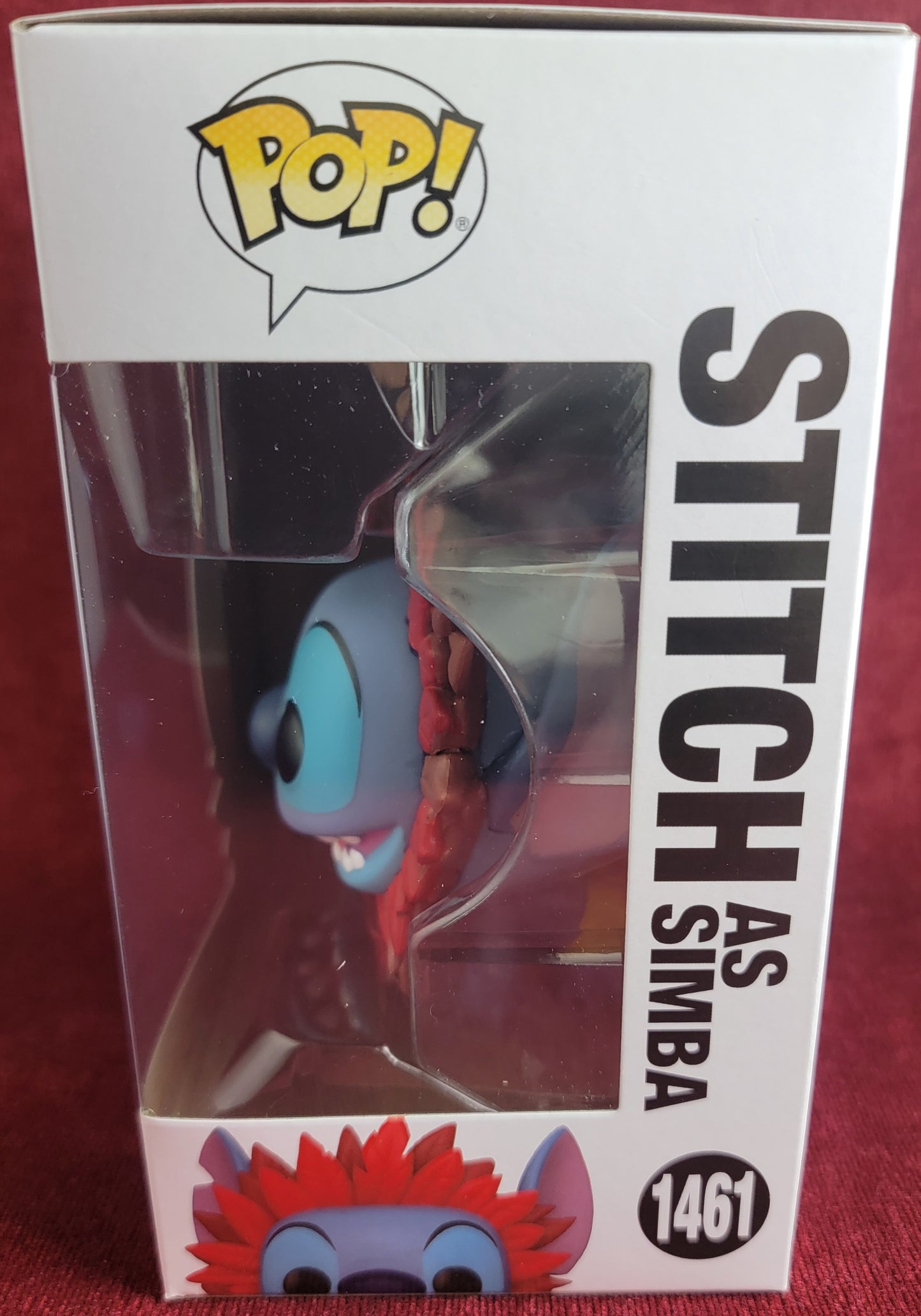 Stitch as Simba funko # 1461 (nib)
With pop protector