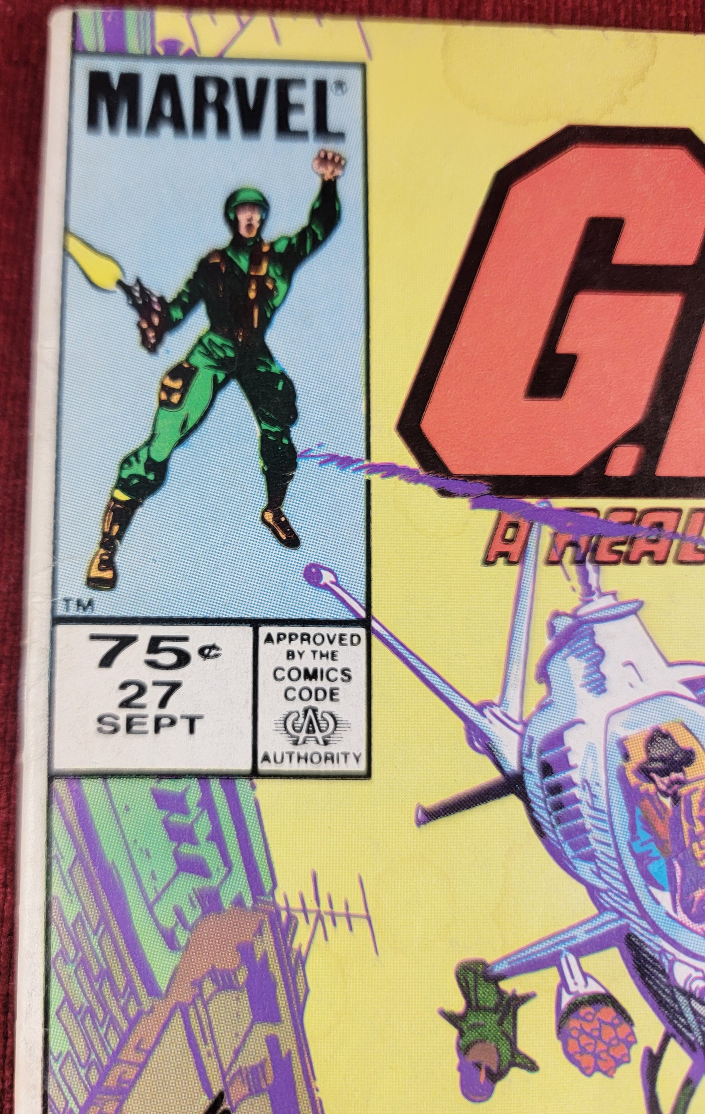 G.i.joe, a real American hero comic # 27, bagged and boarded