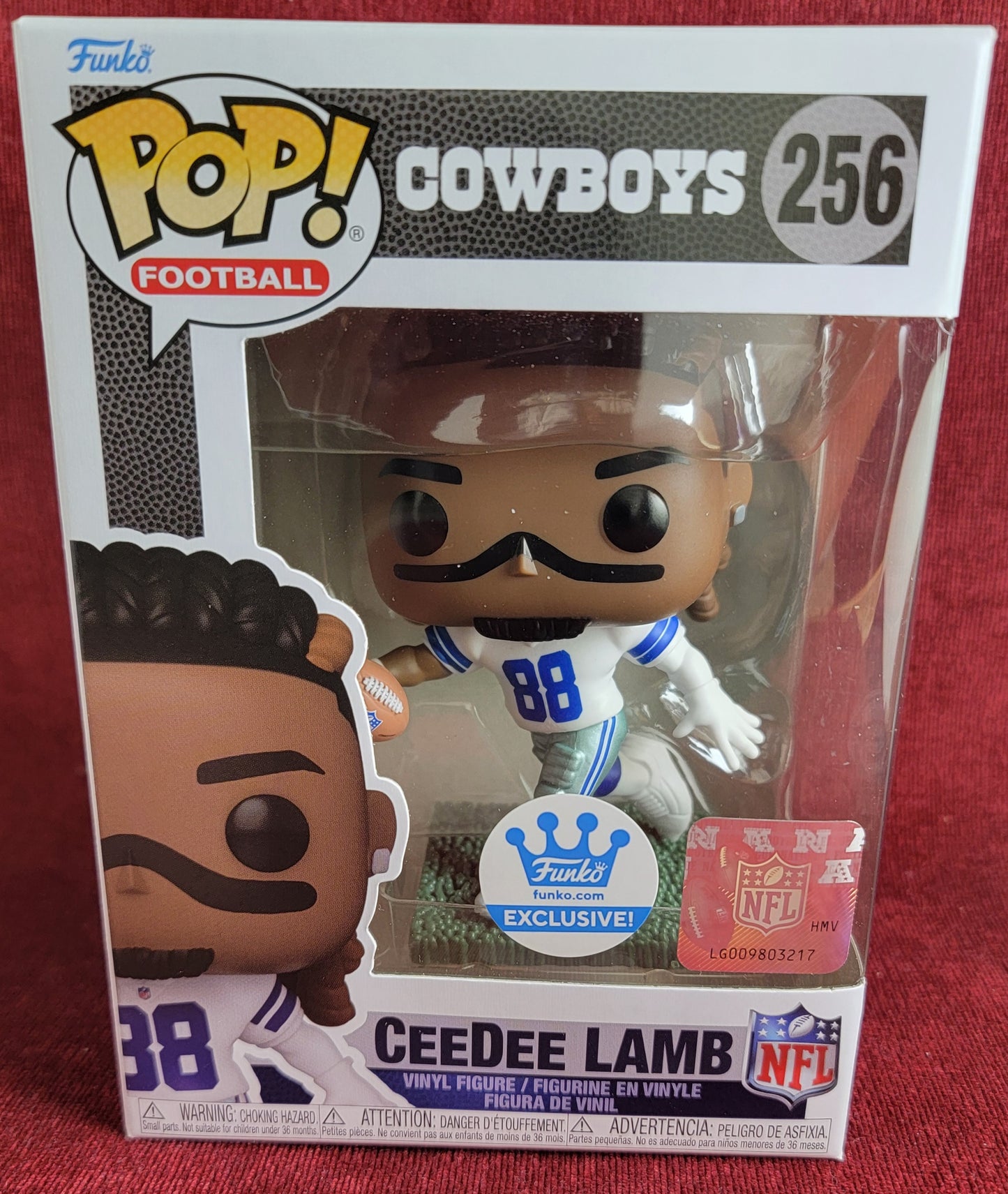 Ceedee Lamb funko exclusive # 256 (nib)
With pop protector