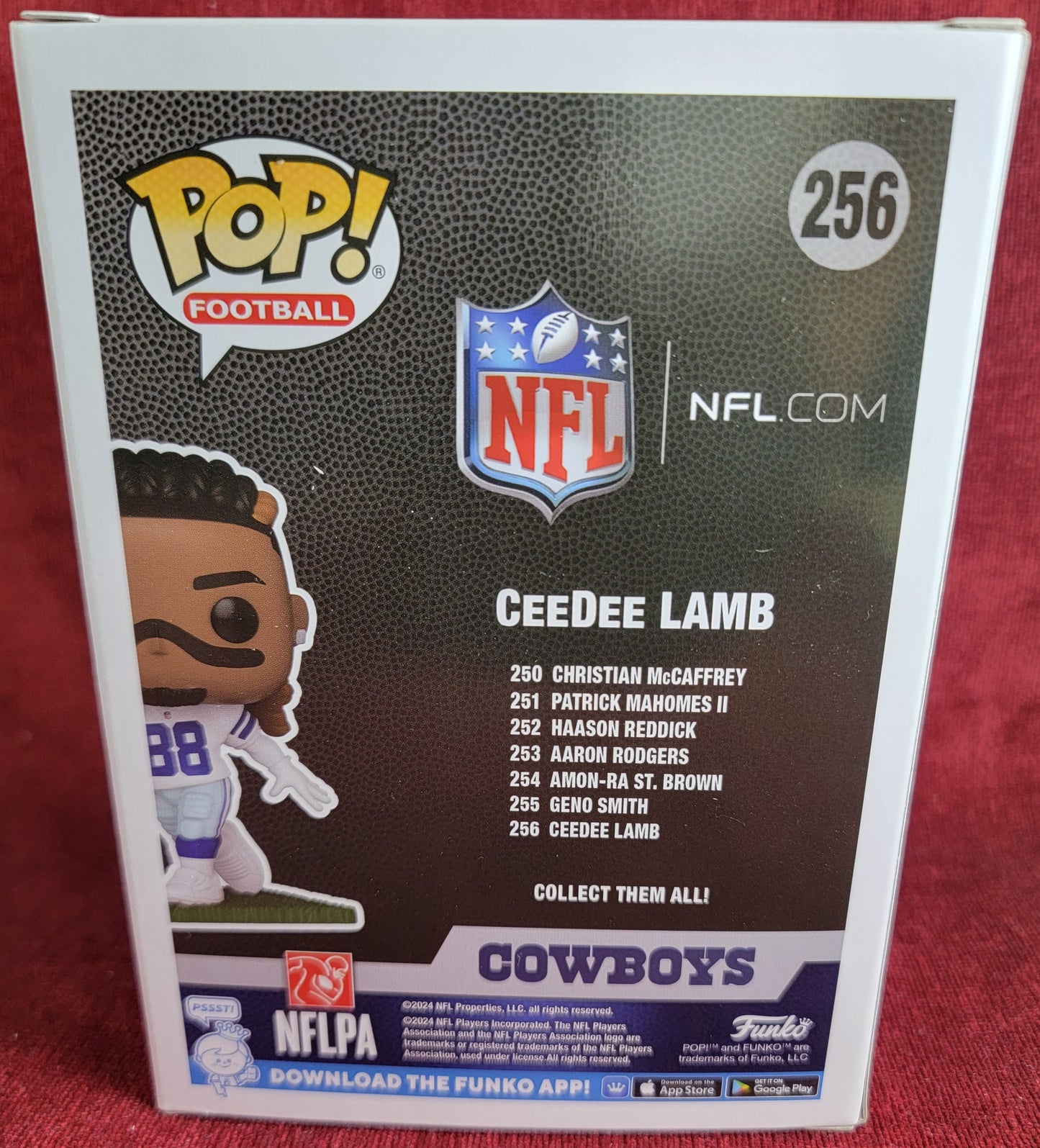 Ceedee Lamb funko exclusive # 256 (nib)
With pop protector