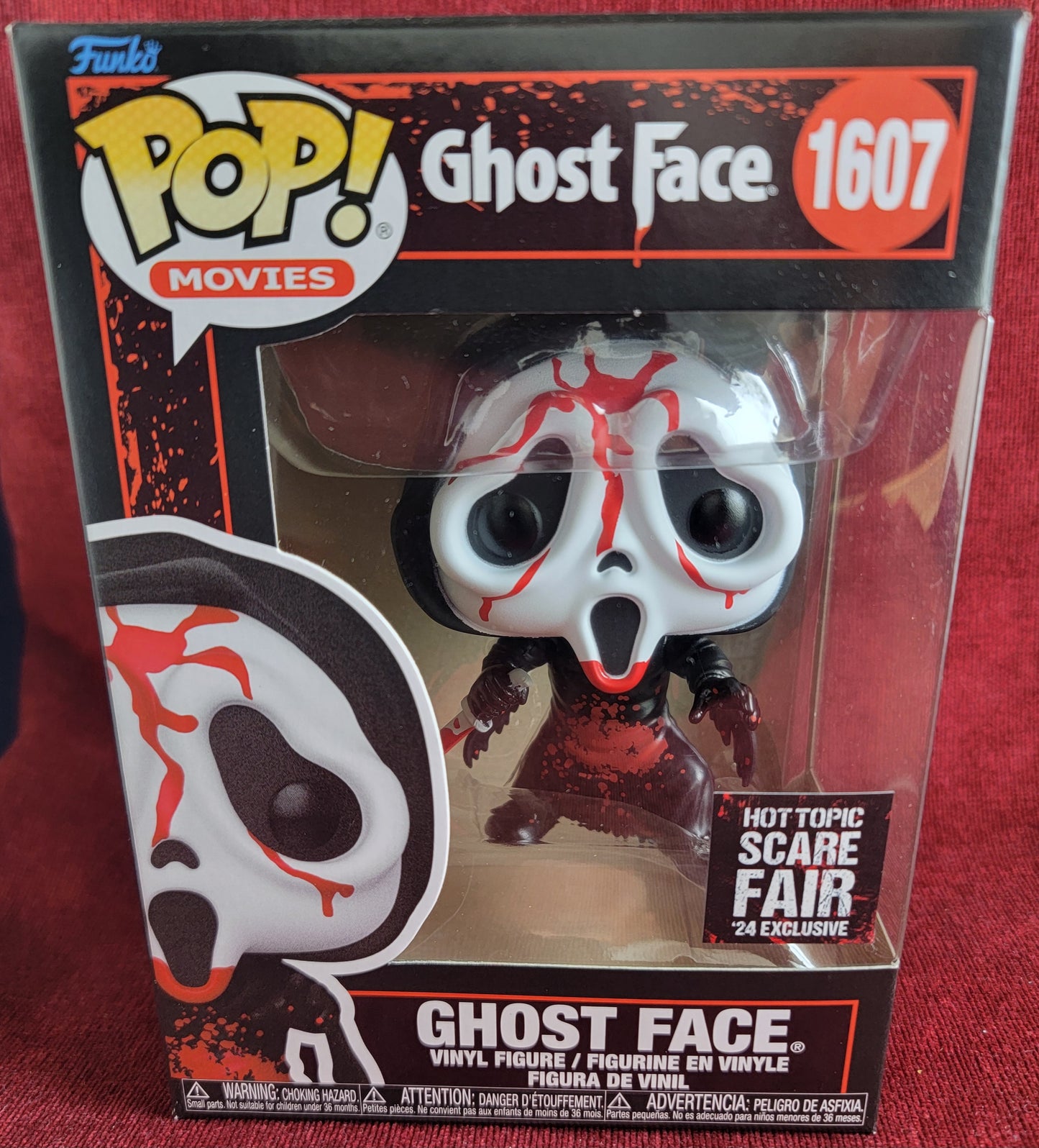 Ghost face hot topic exclusive funko # 1607 (nib) 
With pop protector