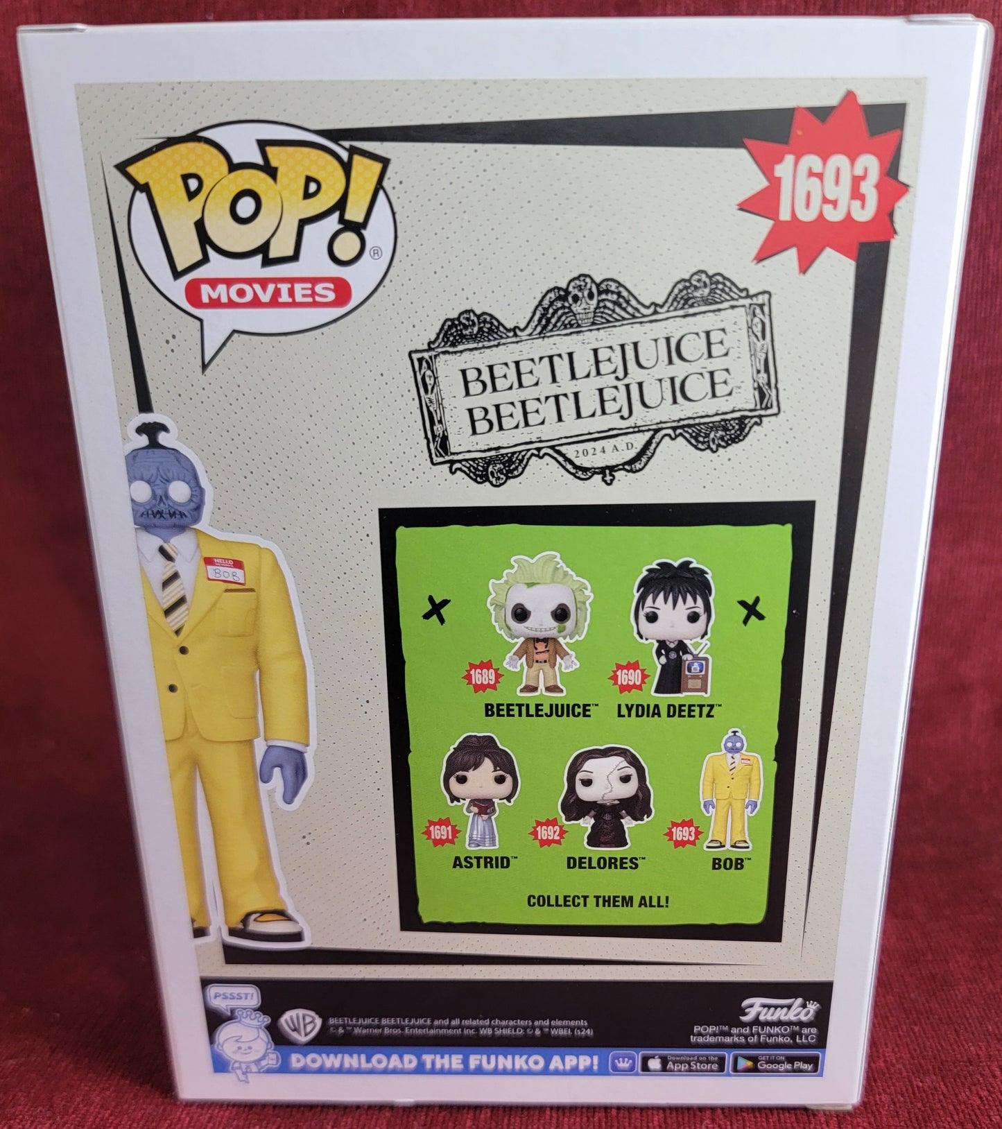 Bob funko # 1693 (nib)
With pop protector