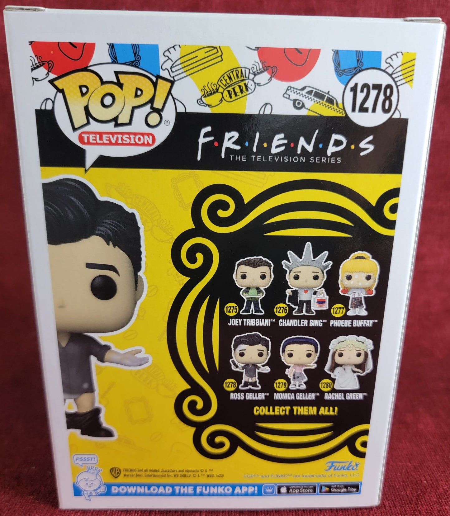 Ross geller funko # 1278 (nib)
With pop protector