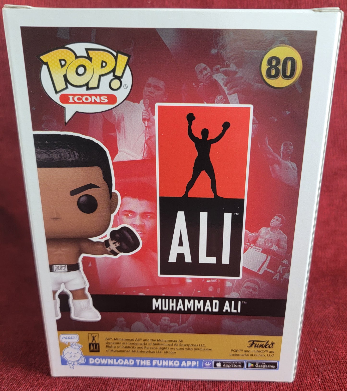 Muhammad Ali funko exclusive # 80 (nib)
With pop protector