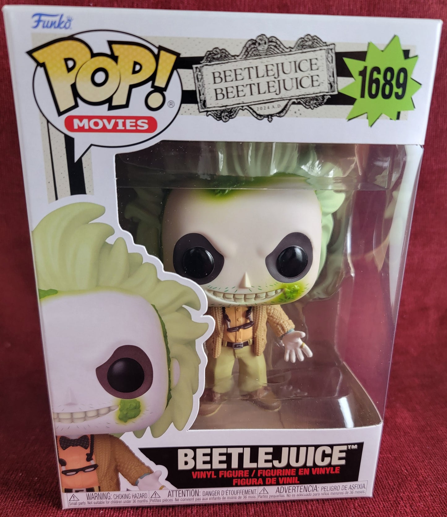 Beetlejuice funko # 1689 (nib)
With pop protector