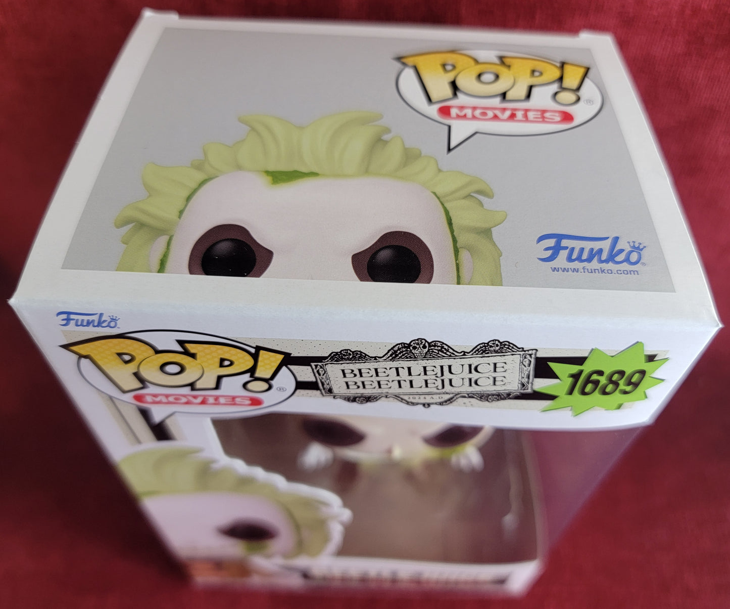 Beetlejuice funko # 1689 (nib)
With pop protector