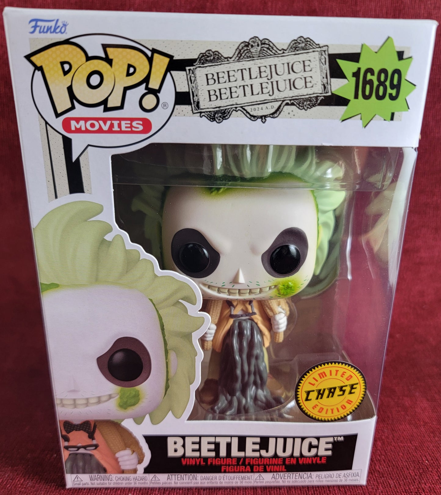 Beetlejuice chase exclusive funko # 1689 (nib)
With pop protector