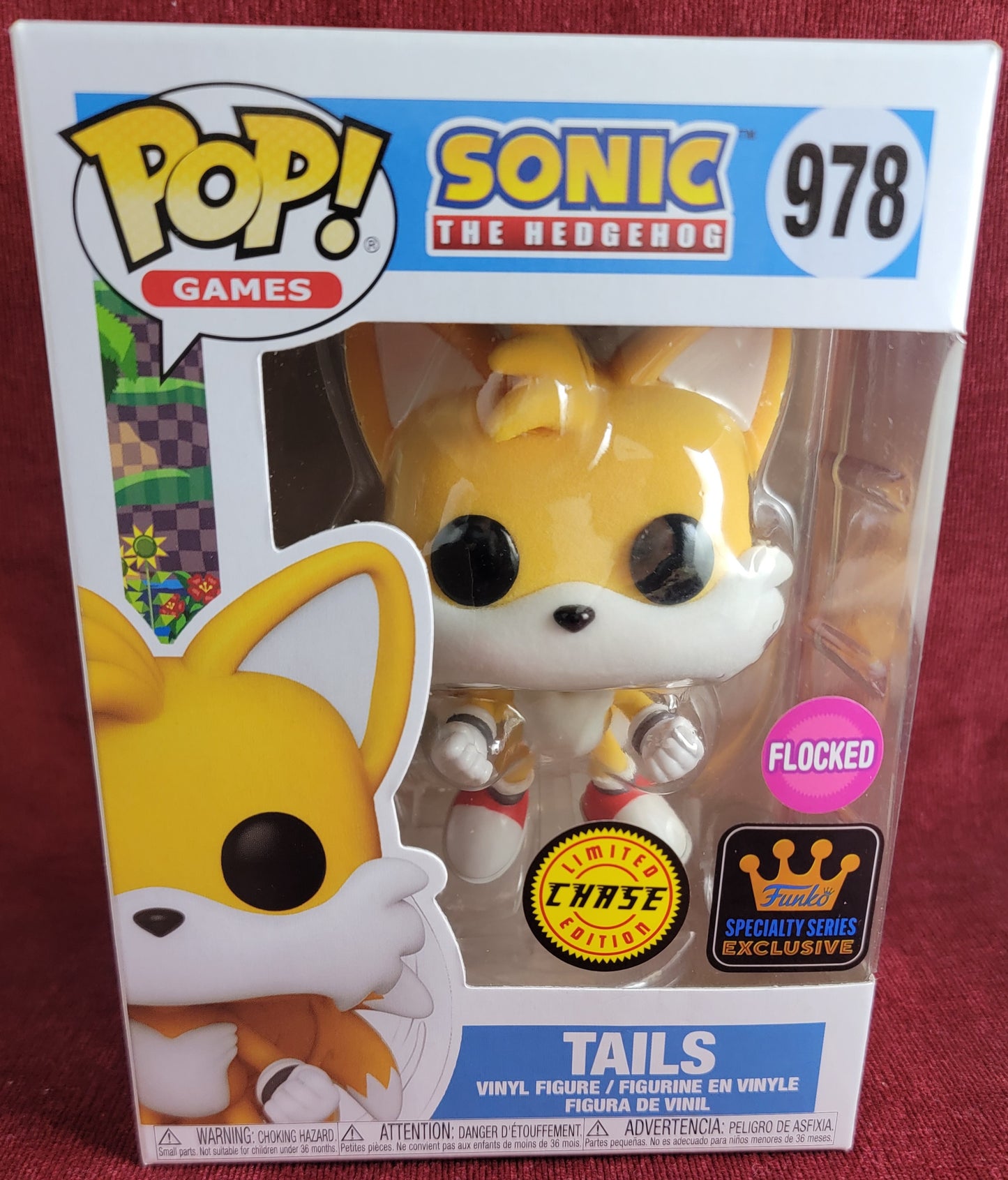 Tails chase exclusive funko # 978 (nib)
With pop protector