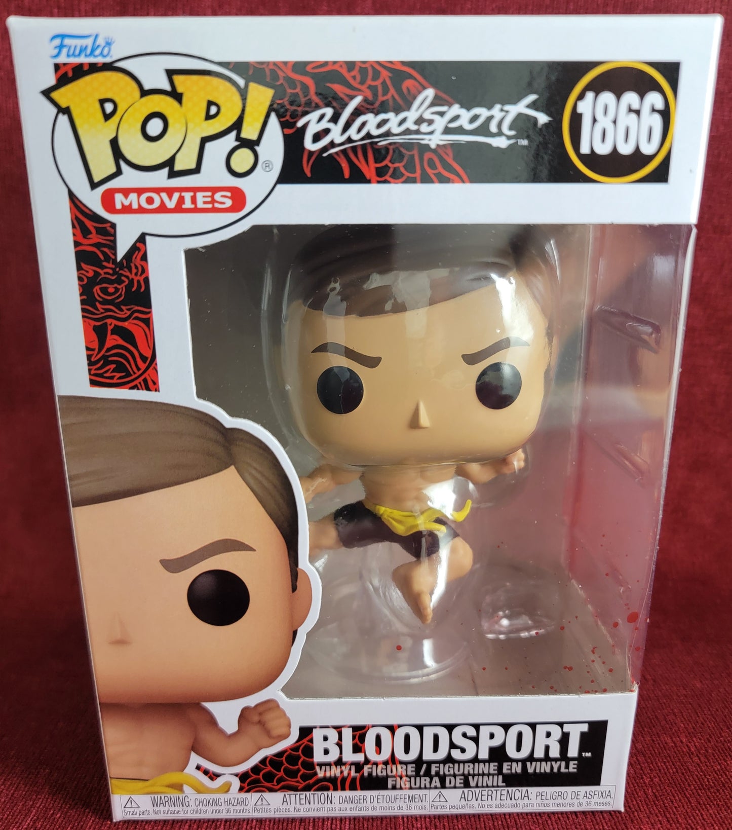 Bloodsport funko # 1866 (nib)
With pop protector