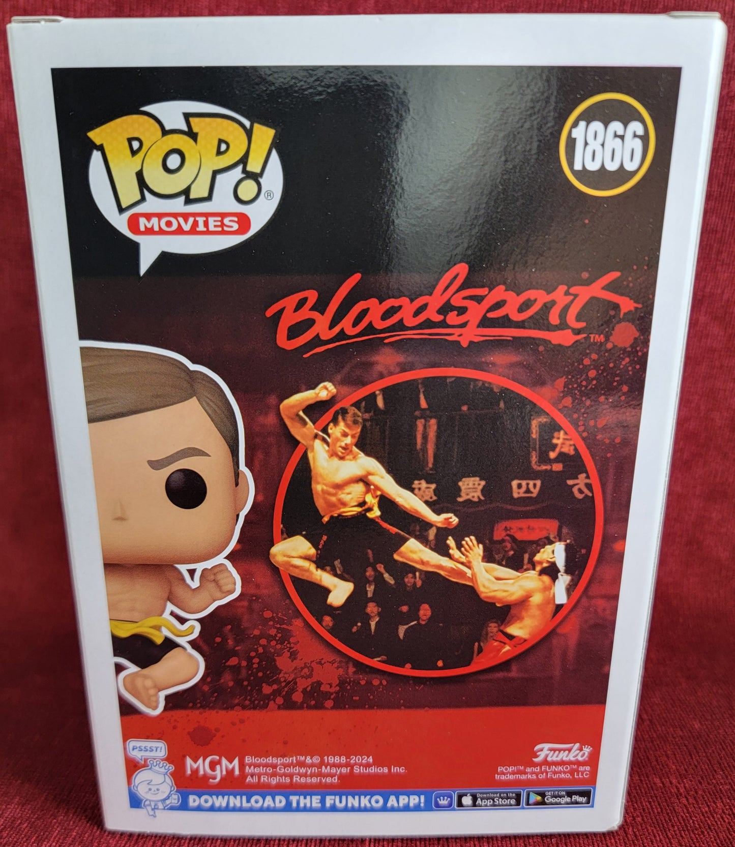 Bloodsport funko # 1866 (nib)
With pop protector