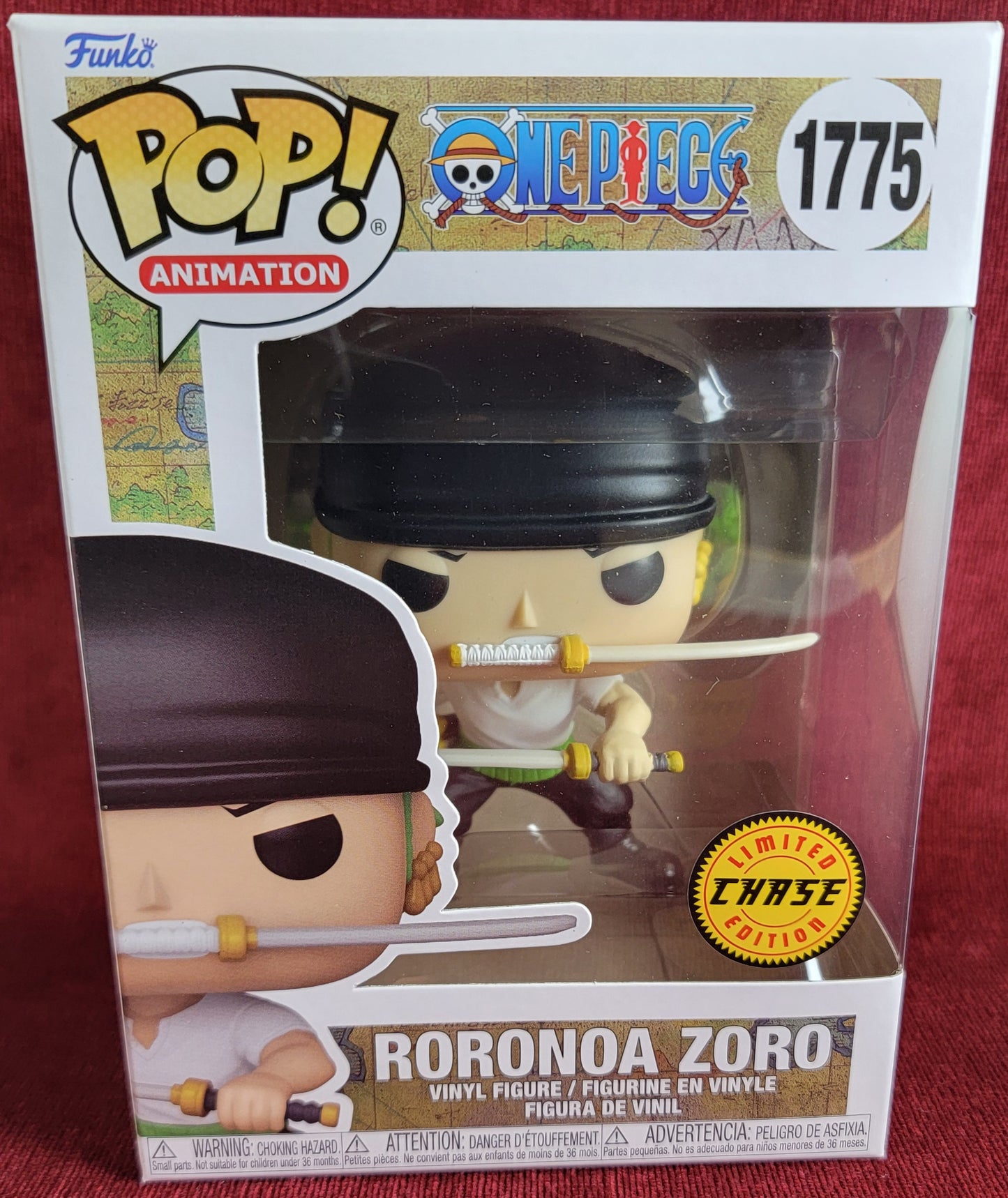 Roronoa Zoro chase exclusive funko # 1775 (nib)
With pop protector