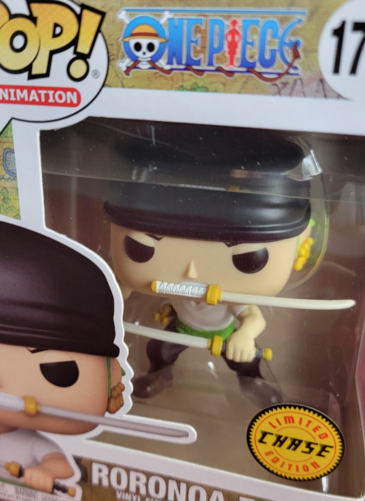 Roronoa Zoro chase exclusive funko # 1775 (nib)
With pop protector