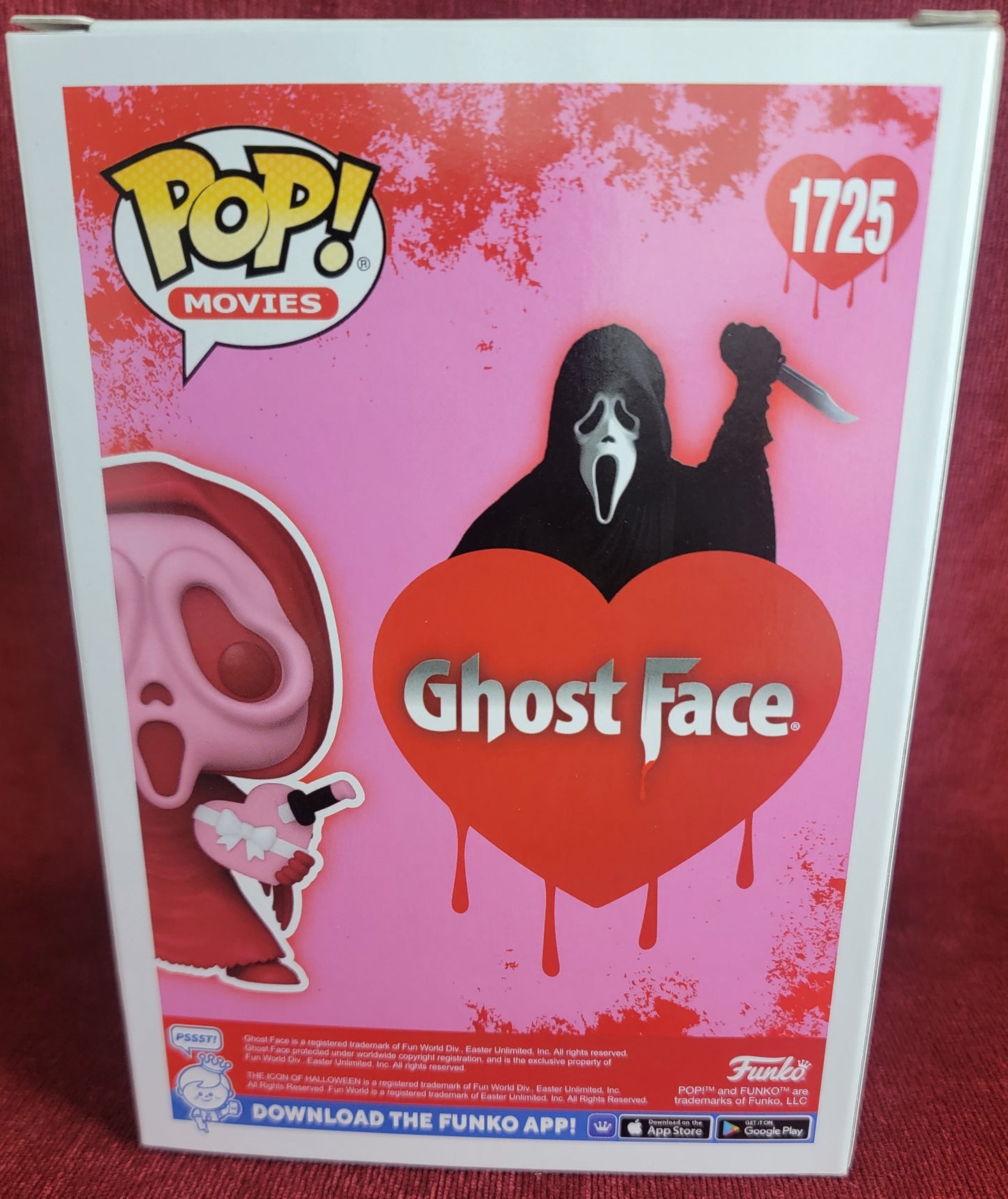 Ghost face funko # 1725 (nib)
With pop protector