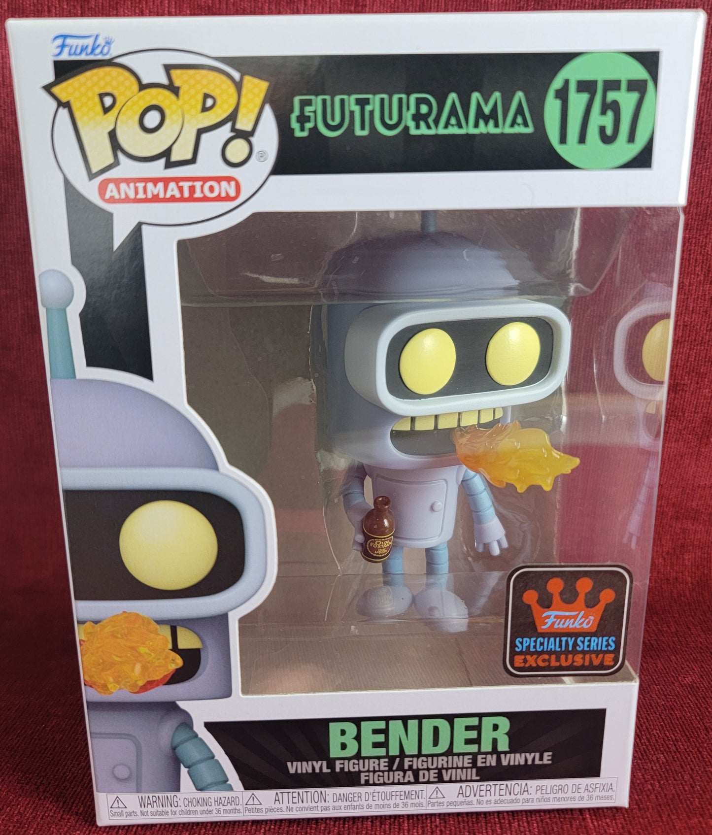 Bender specialty series funko # 1757 (nib)
With pop protector