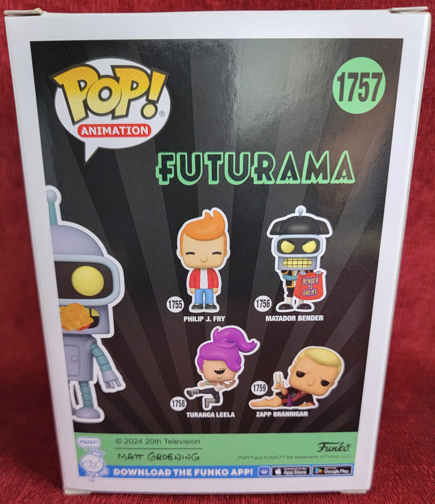 Bender chase specialty series funko # 1757 (nib)

With pop protector