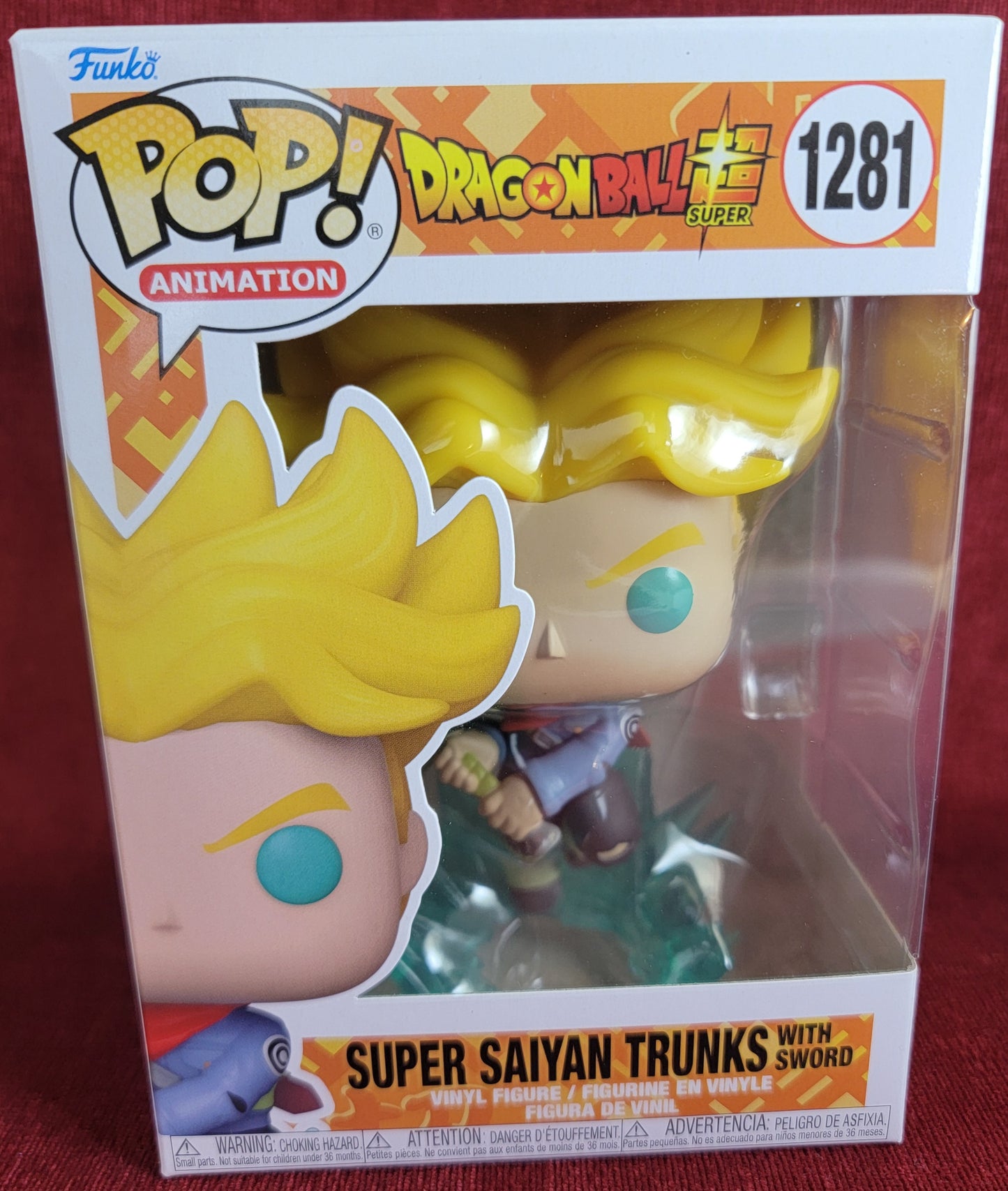 Super saiyan Trunks with swords funko # 1281 (nib)
With pop protector