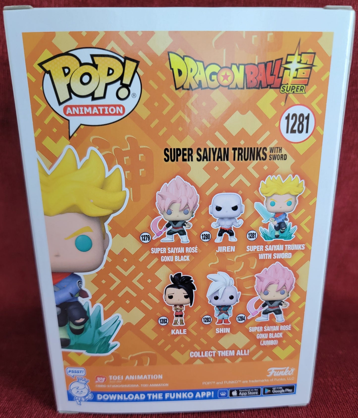 Super saiyan Trunks with swords funko # 1281 (nib)
With pop protector