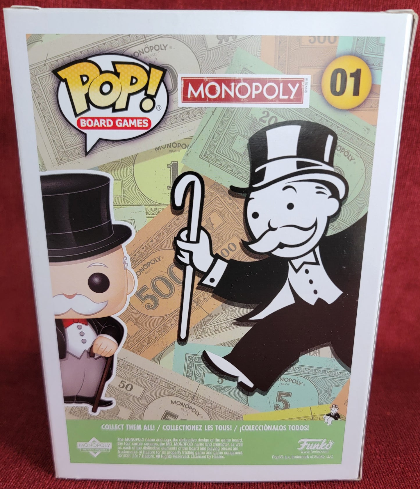 Mr. monopoly funko limited edition # 01 (nib) With pop protector