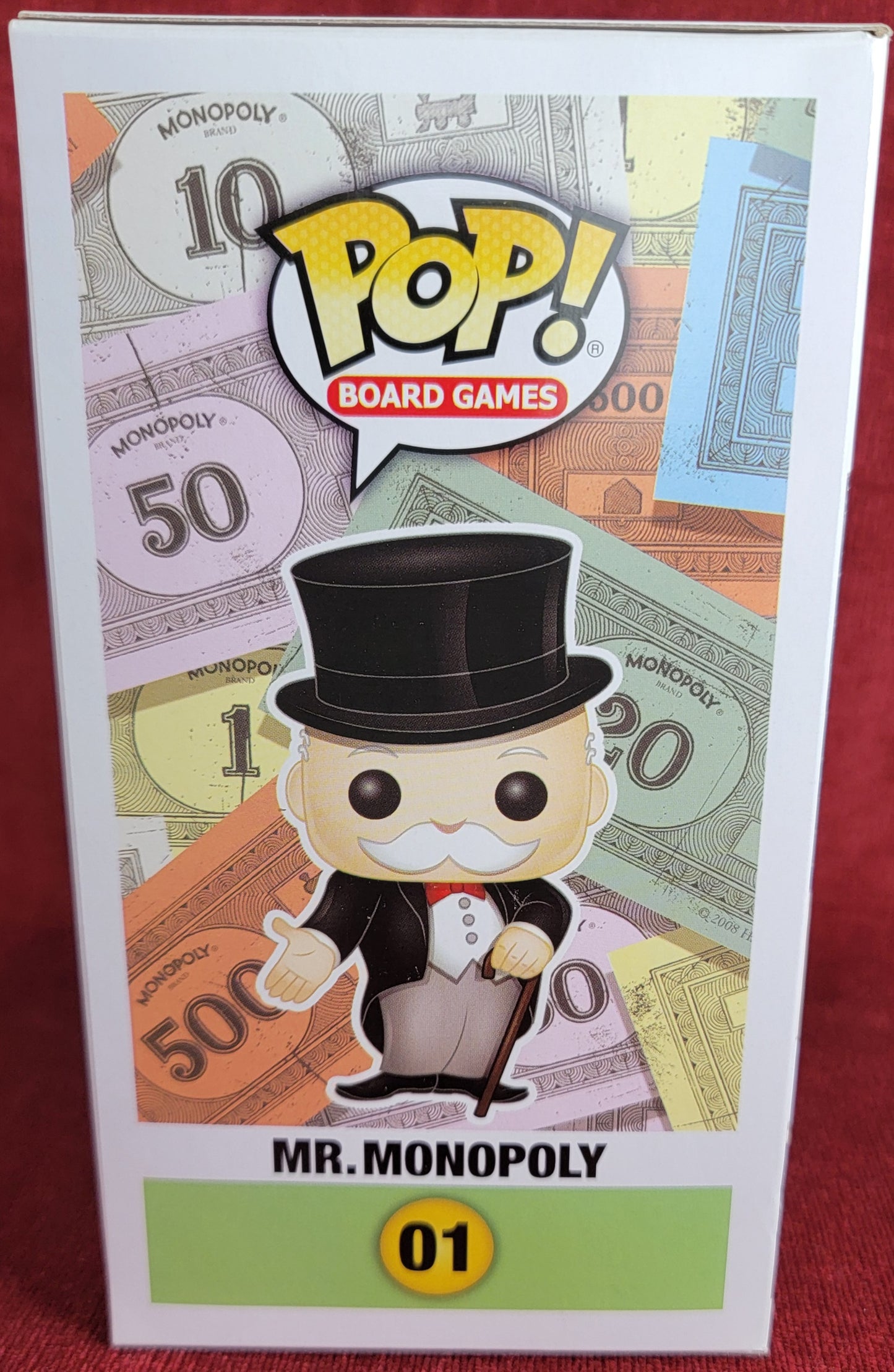 Mr. monopoly funko limited edition # 01 (nib) With pop protector