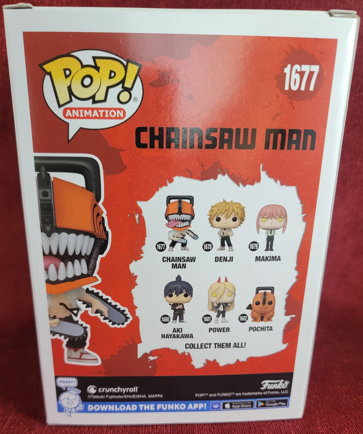 Chainsaw Man chase exclusive funko # 1677 (nib)
With pop protector