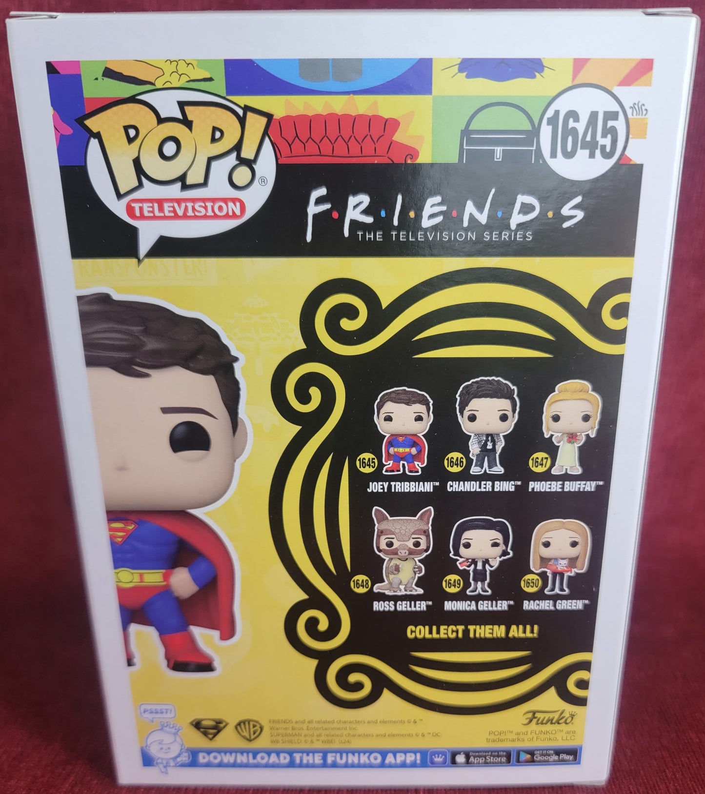 Joey Tribbiani funko # 1645 (nib)
With pop protector