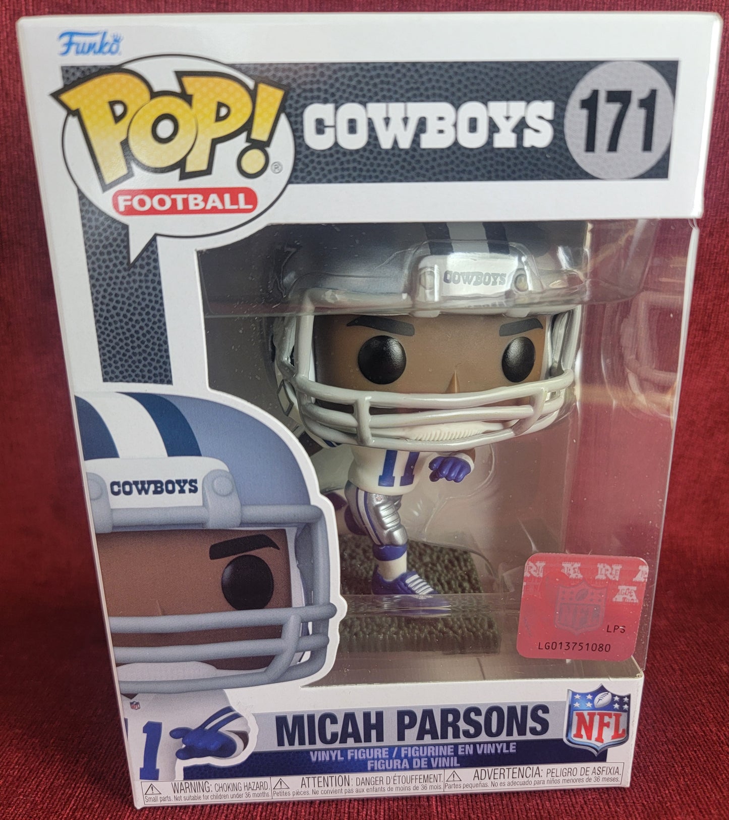 Micha parsons funko # 171 (nib)
With pop protector