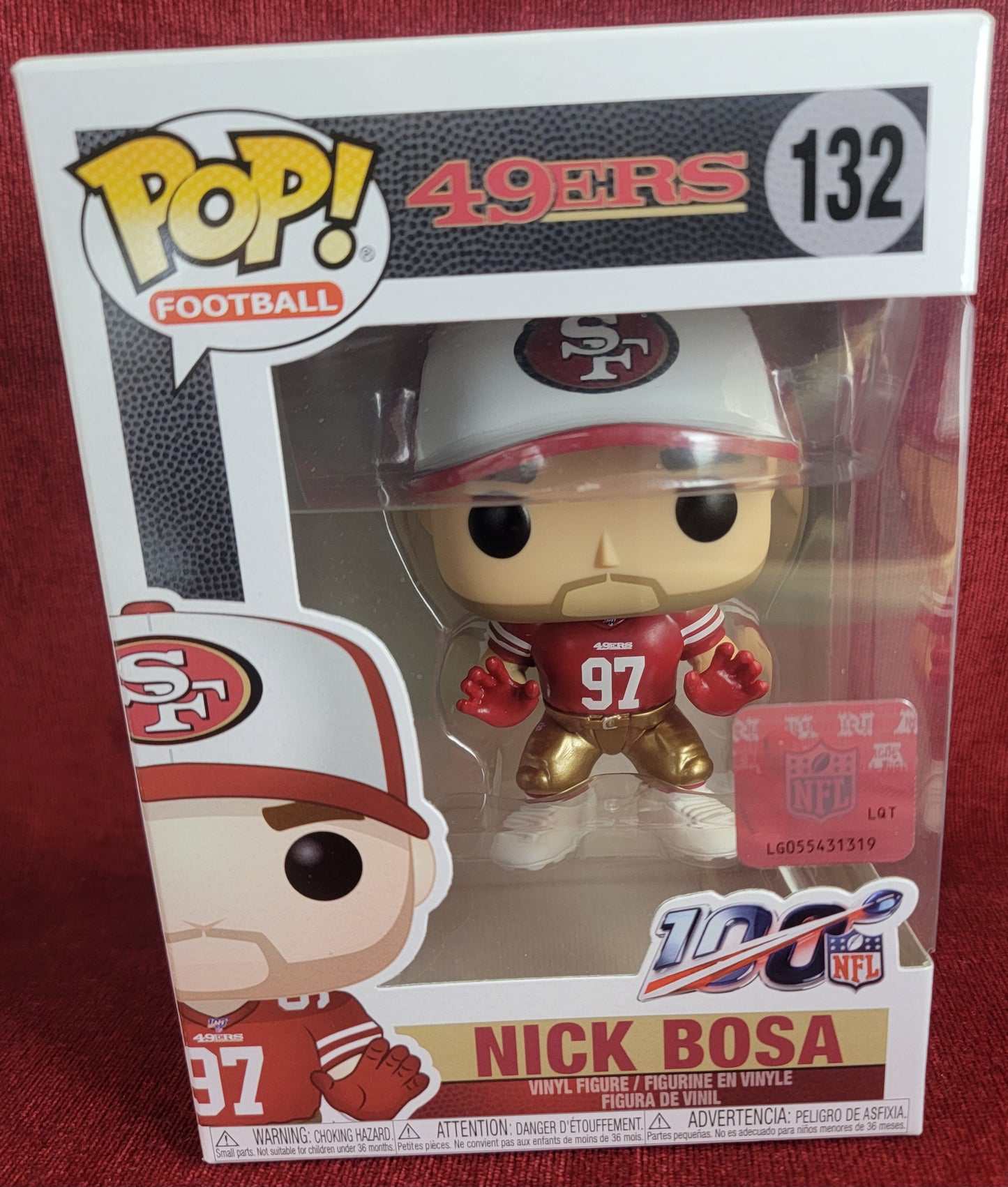 Nick Bosa funko # 132 (nib) 
With pop protector