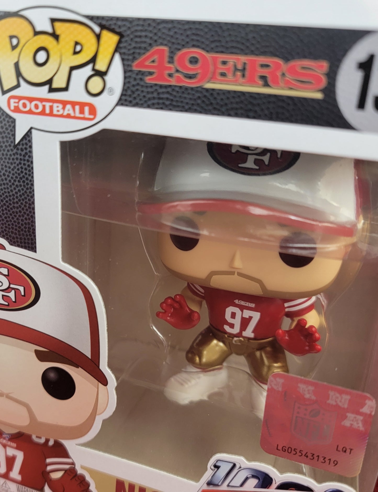 Nick Bosa funko # 132 (nib) 
With pop protector