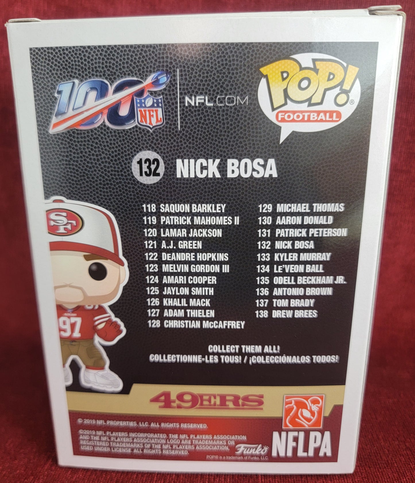 Nick Bosa funko # 132 (nib) 
With pop protector