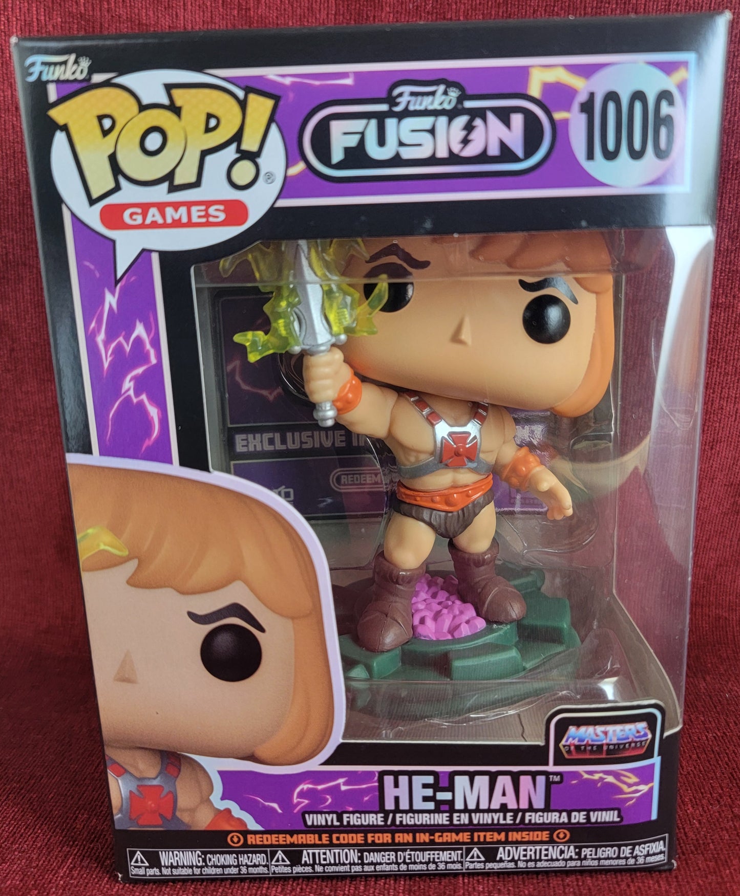 He-man funko # 1006 (nib)
With pop protector