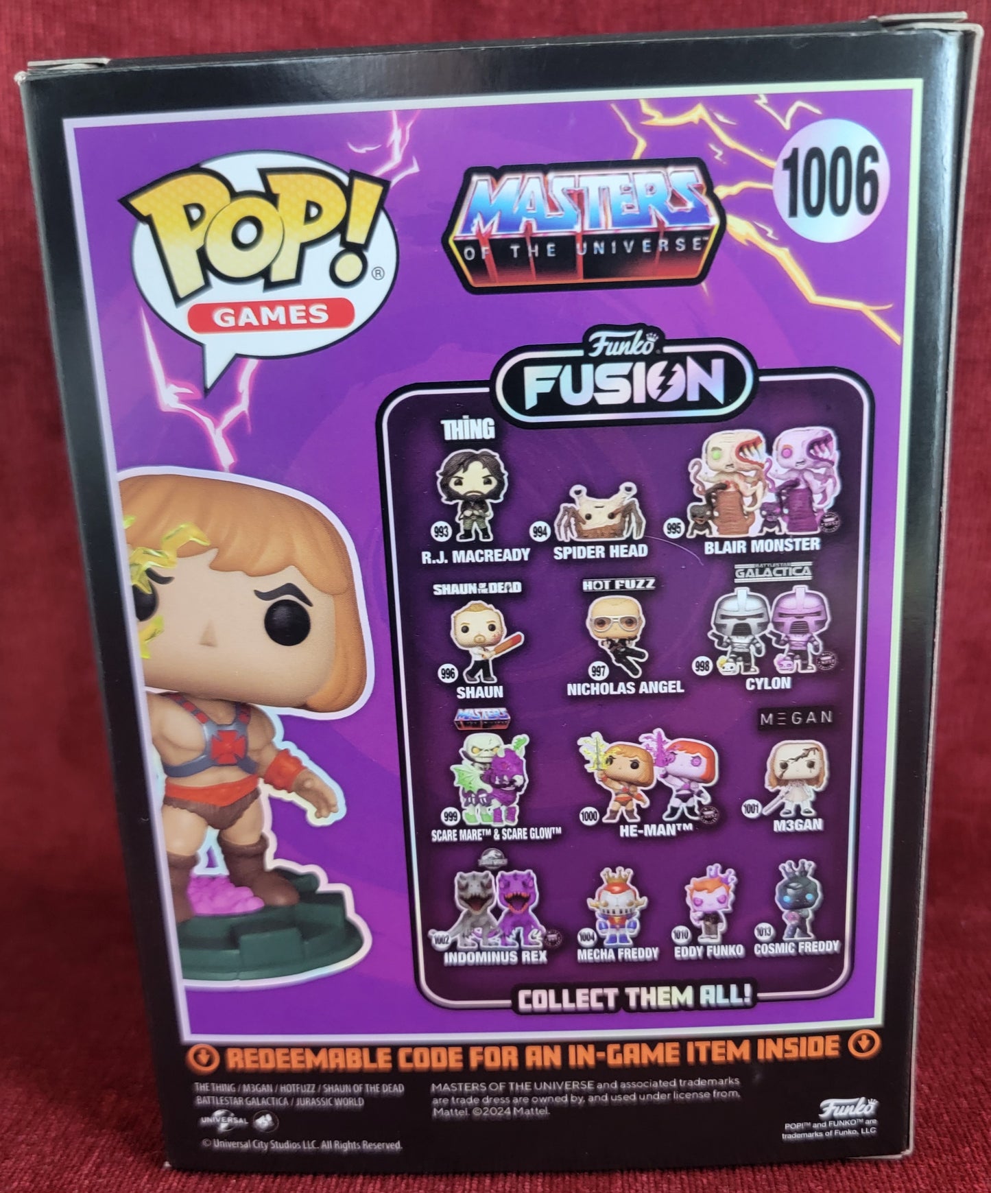 He-man funko # 1006 (nib)
With pop protector