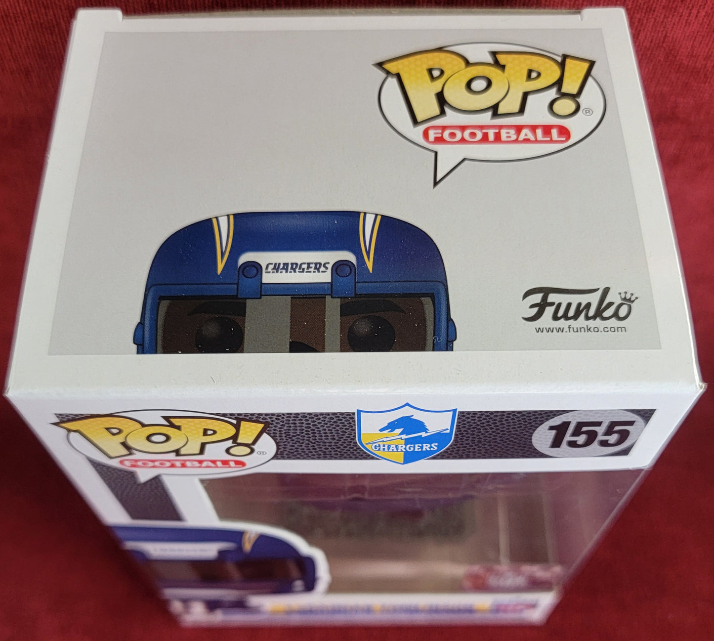 Ladainian Tomlinson funko # 155 (nib)
With pop protector