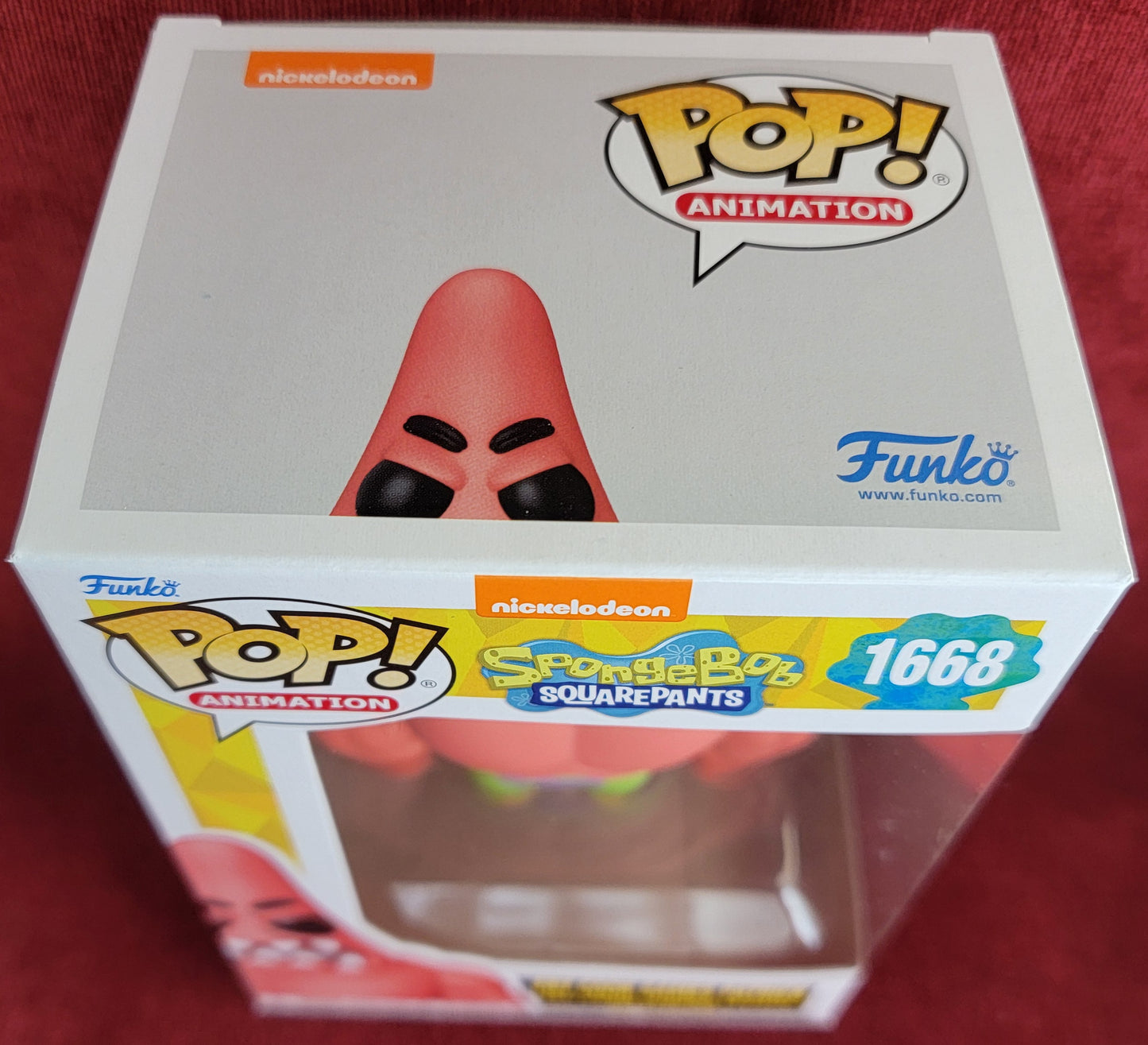 Fry cook games Patrick funko # 1668 (nib)
With pop protector