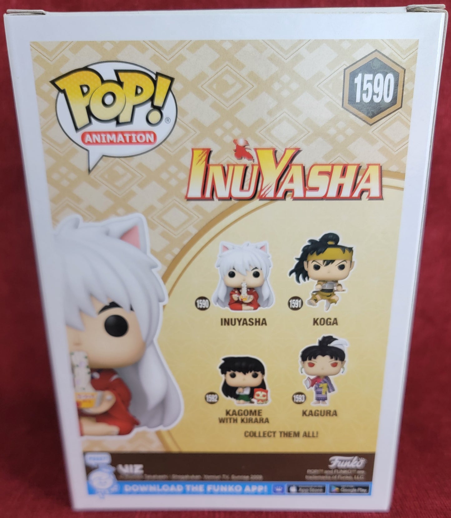 Inuyasha funko # 1590 (nib)
With pop protector